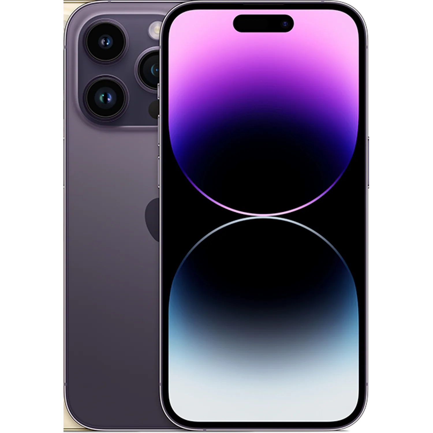 Apple iPhone 14 Pro: frente e traseira