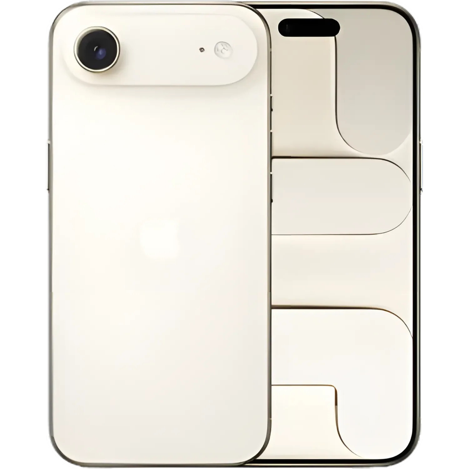 Apple iPhone Air: frente e traseira