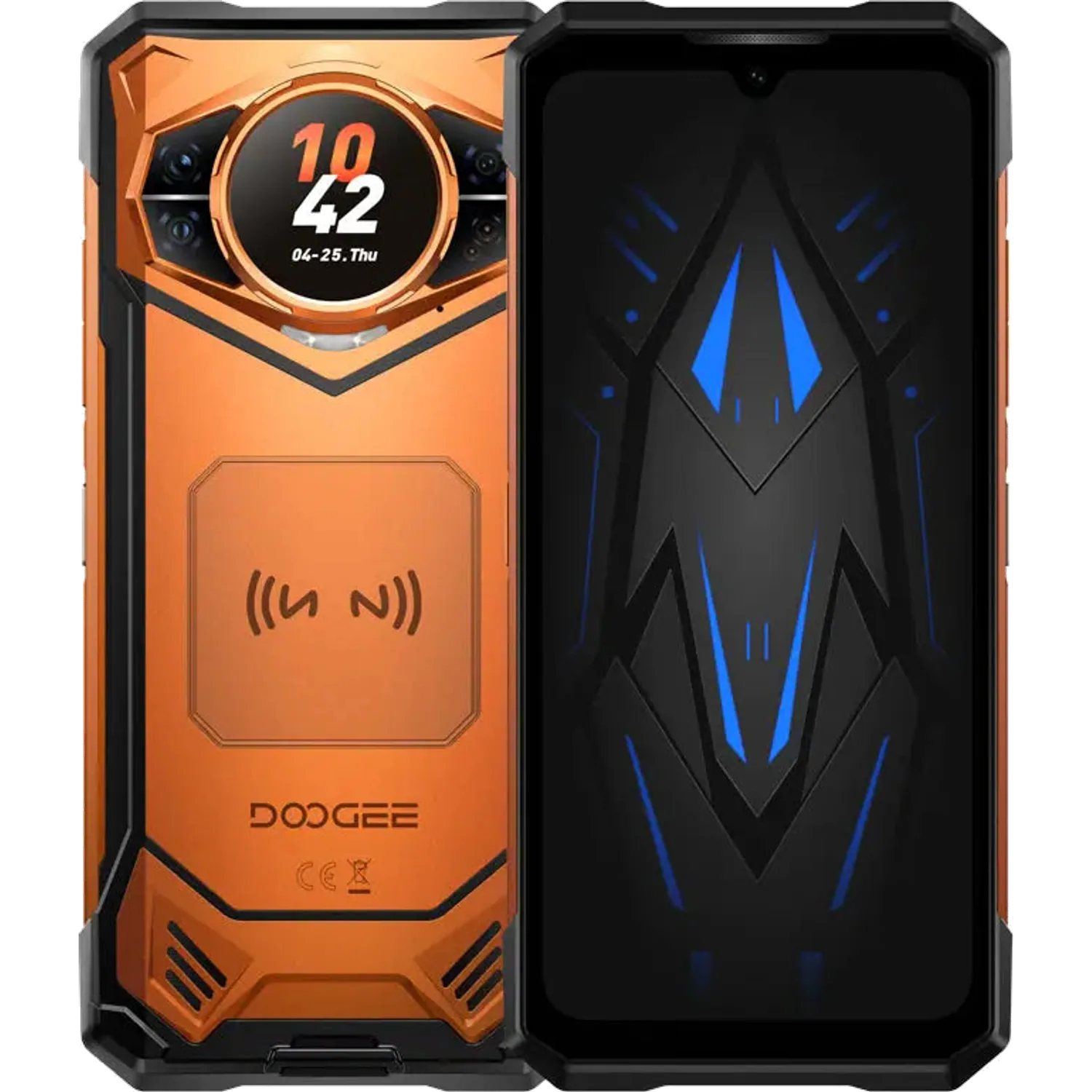 DOOGEE S200: frente e traseira