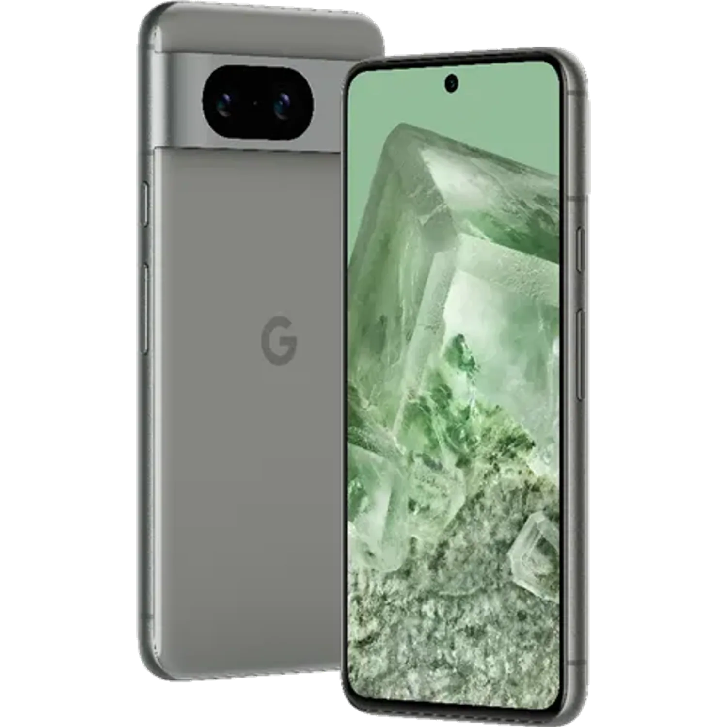 Google Pixel 8: frente e traseira