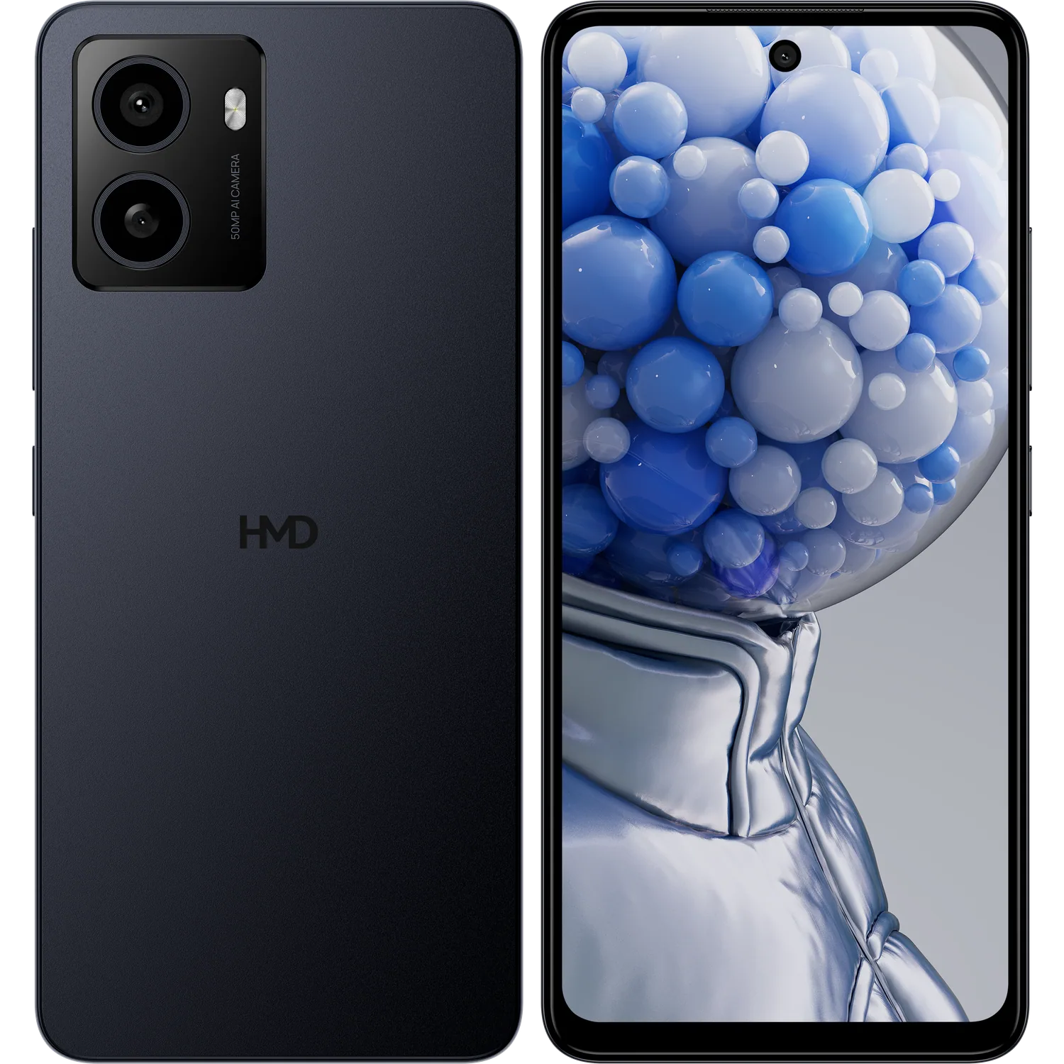 HMD Pulse Plus: frente e traseira