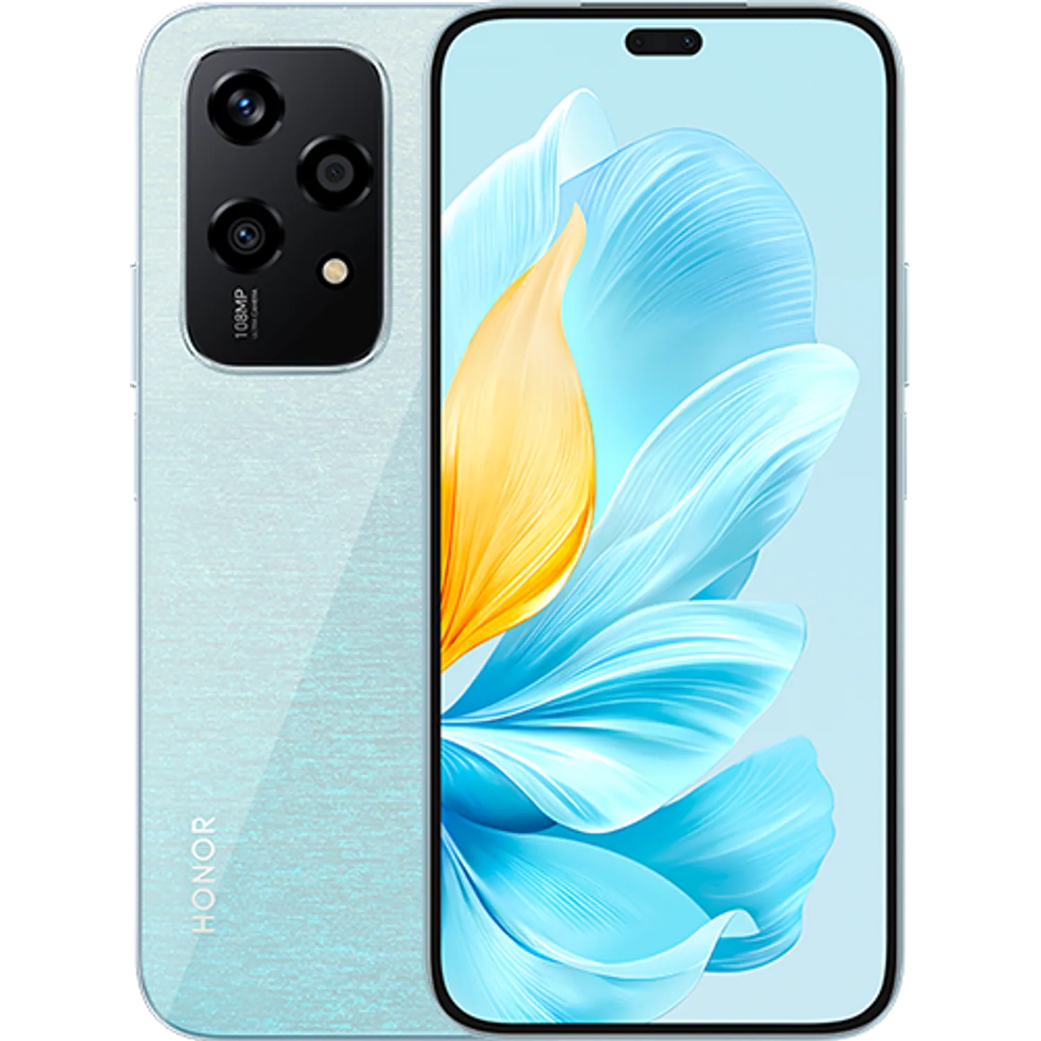 Honor 200 Lite: frente e traseira