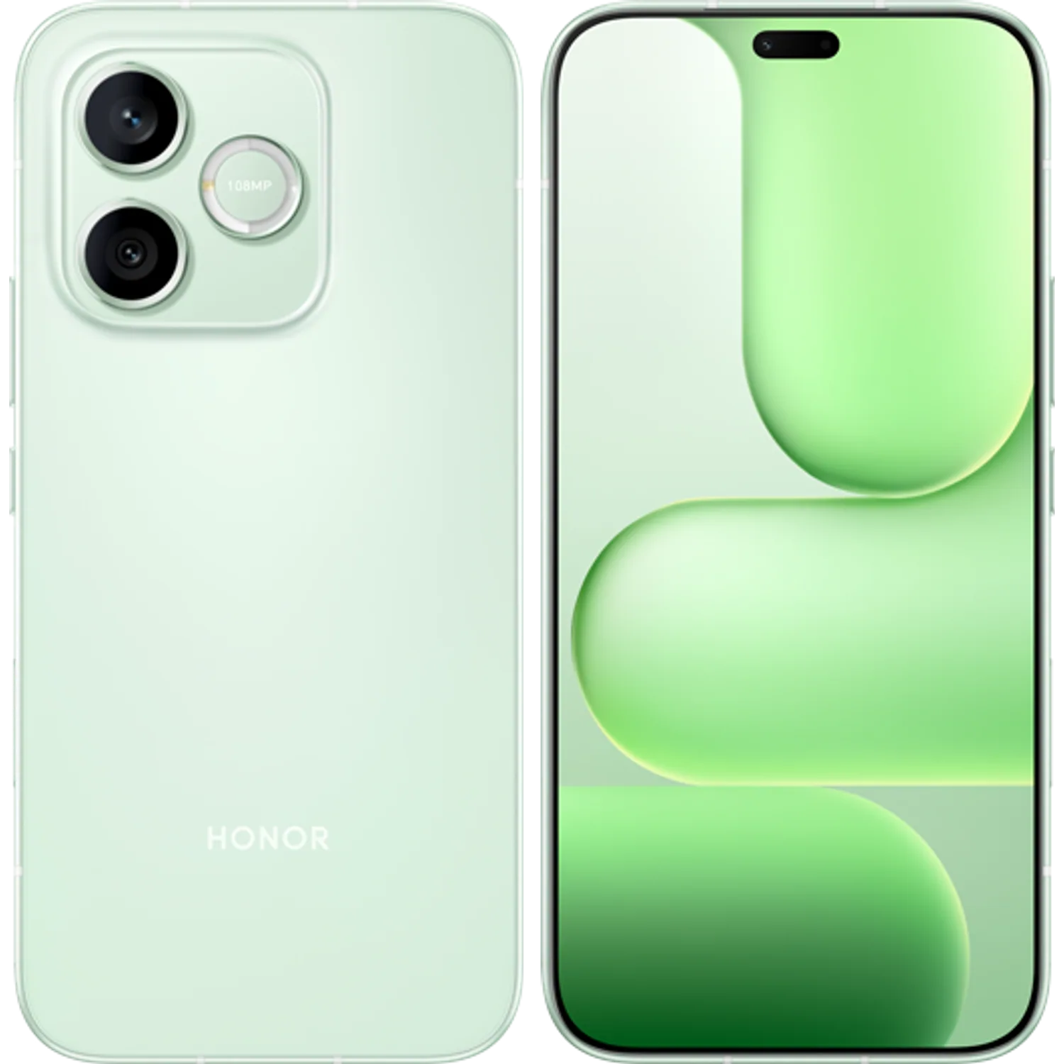 Honor 600 Lite: frente e traseira