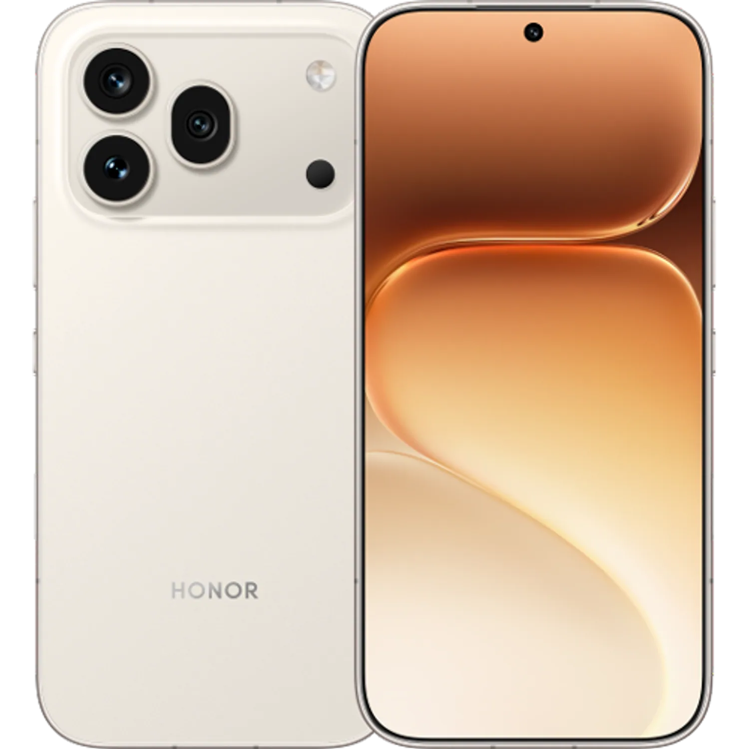Honor 600 Pro: frente e traseira