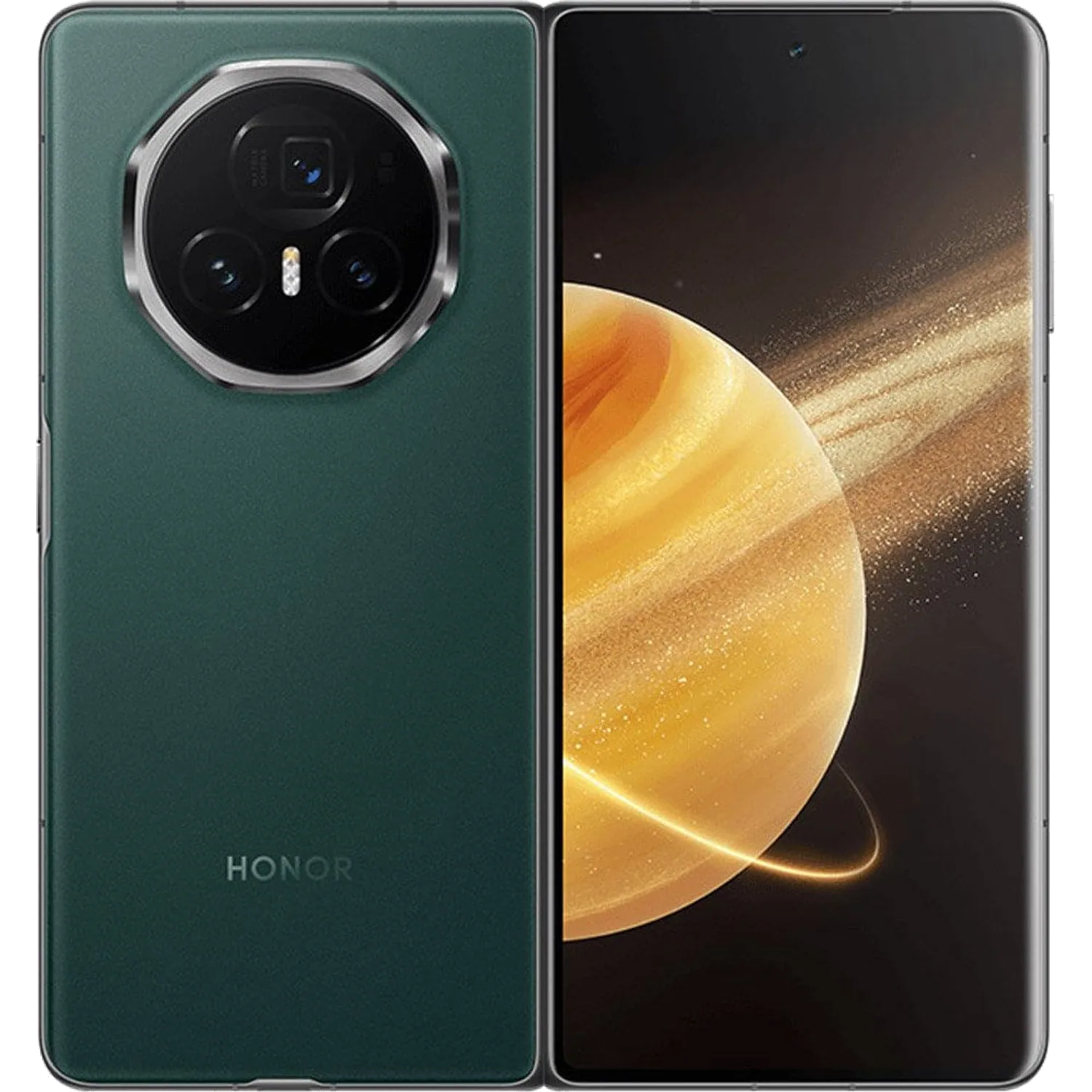Honor Magic V3: frente e traseira