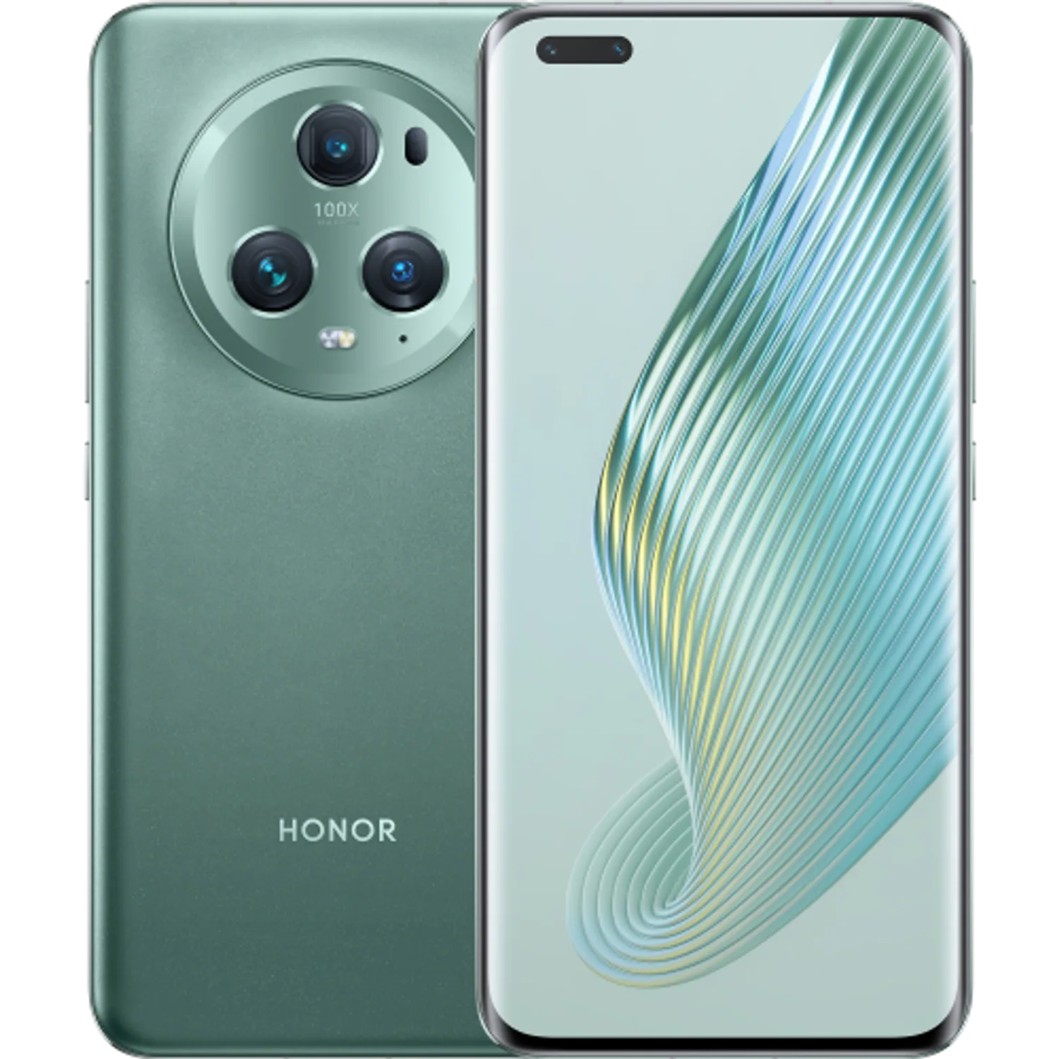 Honor Magic5 Pro: frente e traseira