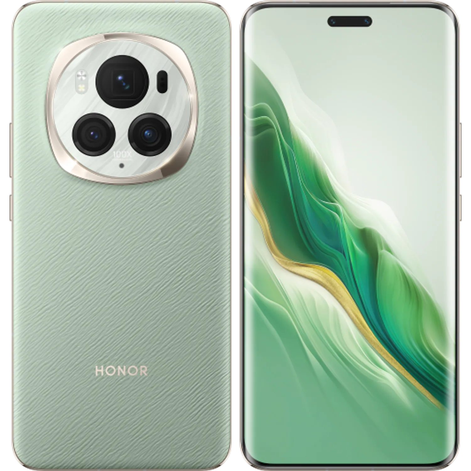 Honor Magic6 Pro: frente e traseira