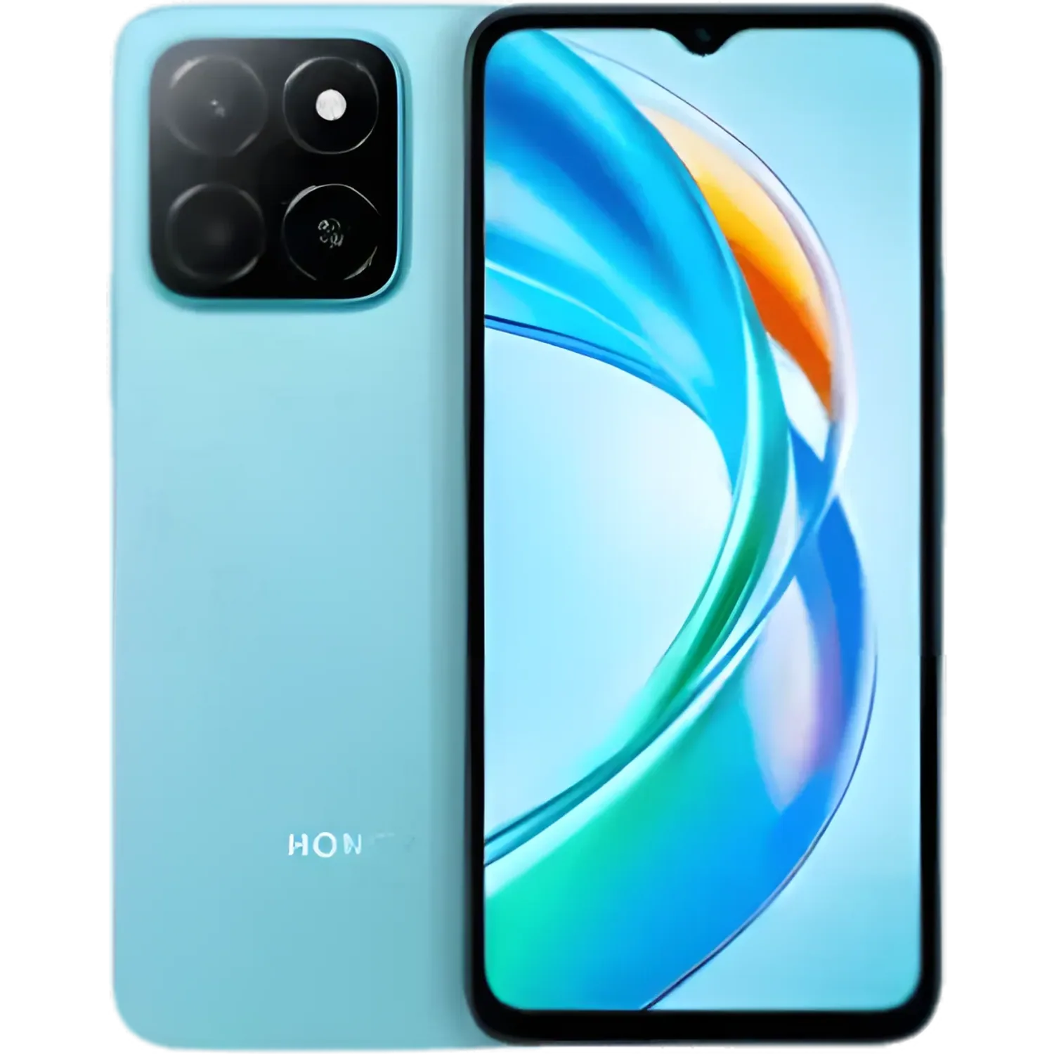 Honor X5B Plus: frente e traseira