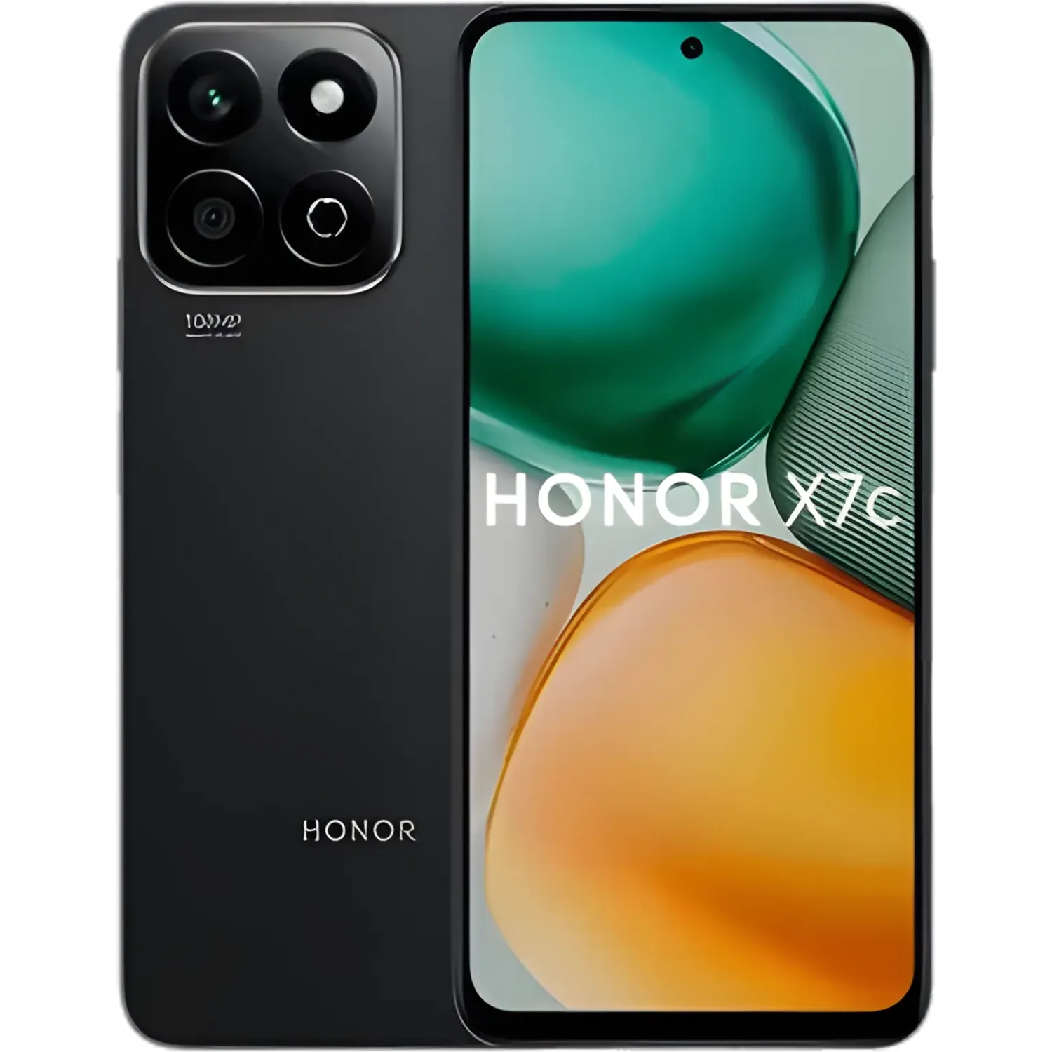 Honor X7C: frente e traseira