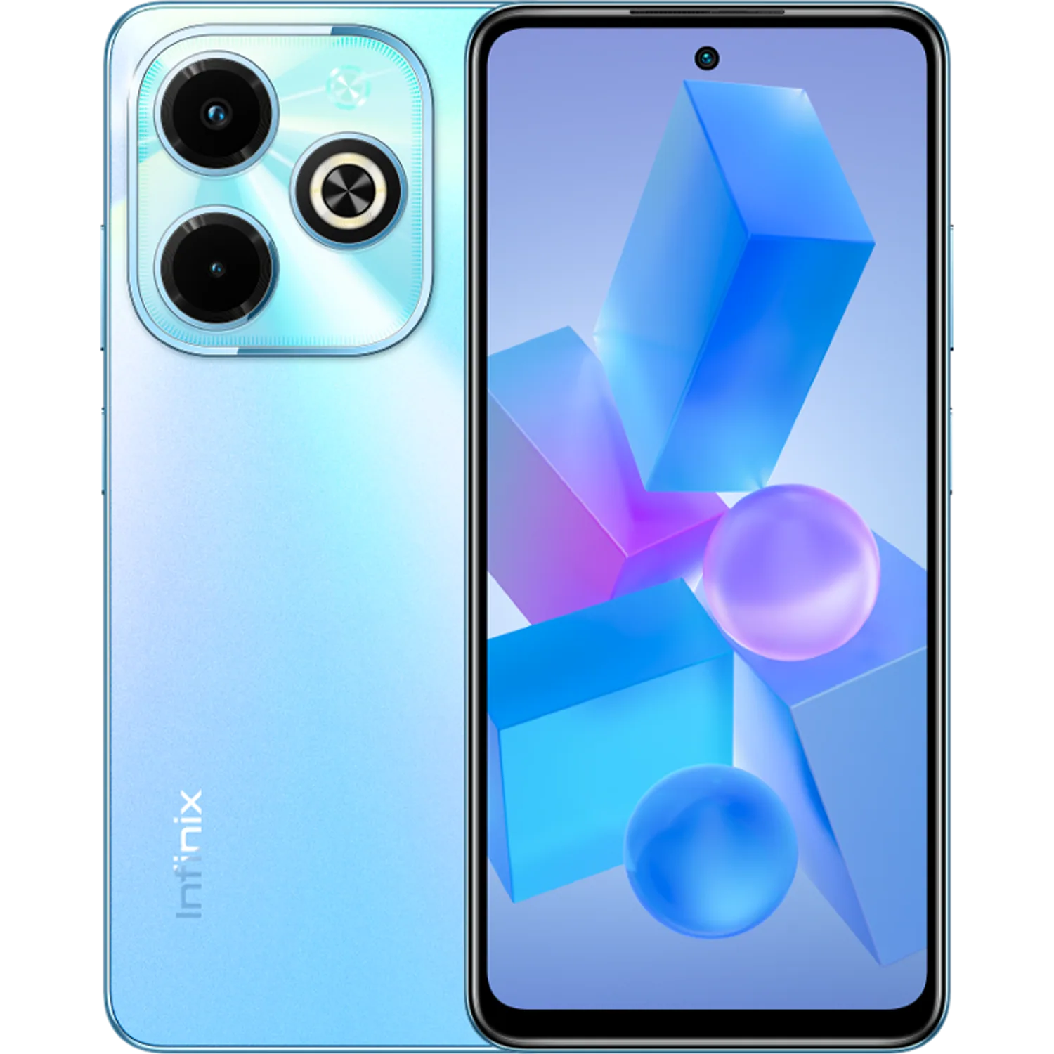Infinix Hot 40i: frente e traseira