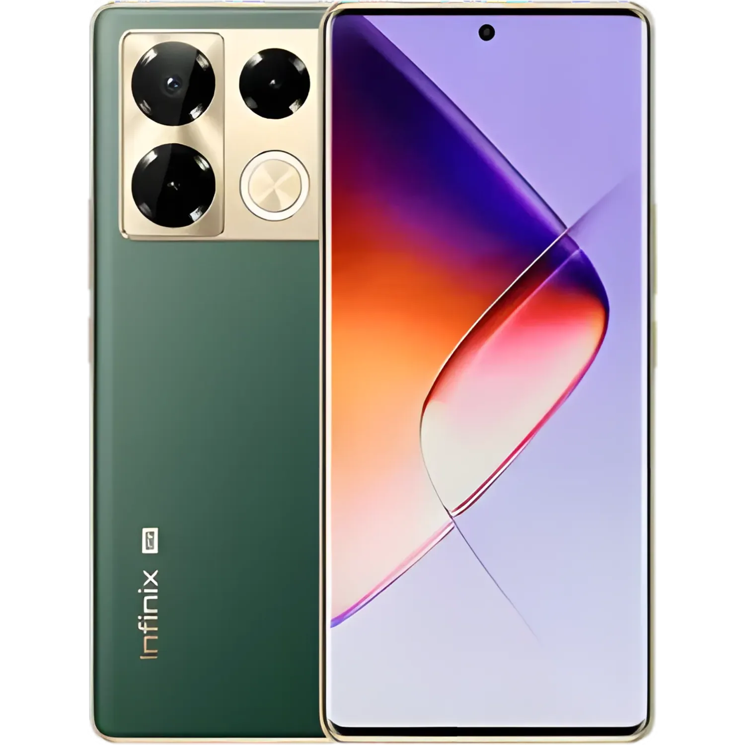 Infinix Note 40 Pro: frente e traseira