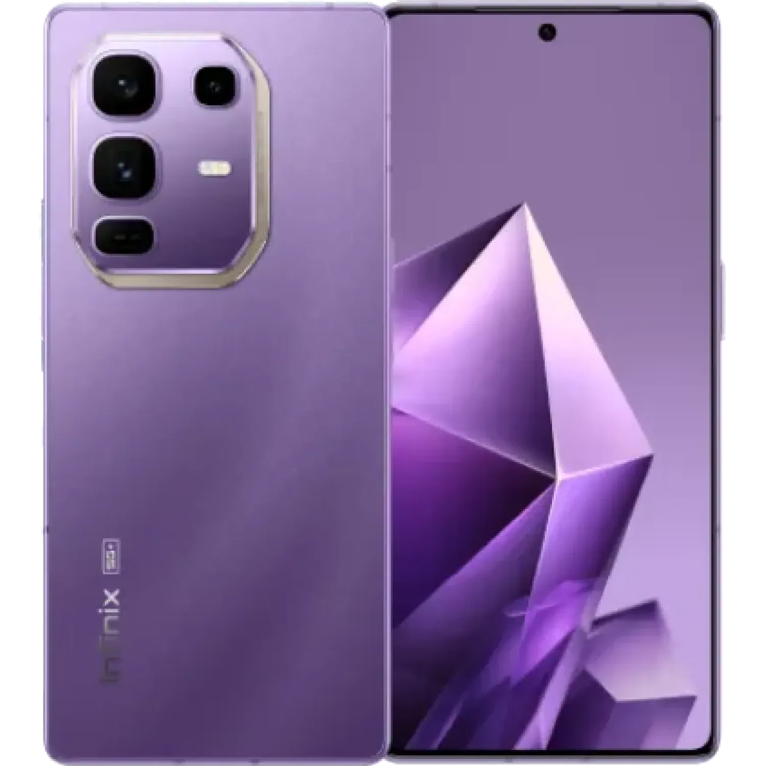 Infinix Note 50 Pro Plus 5G: frente e traseira