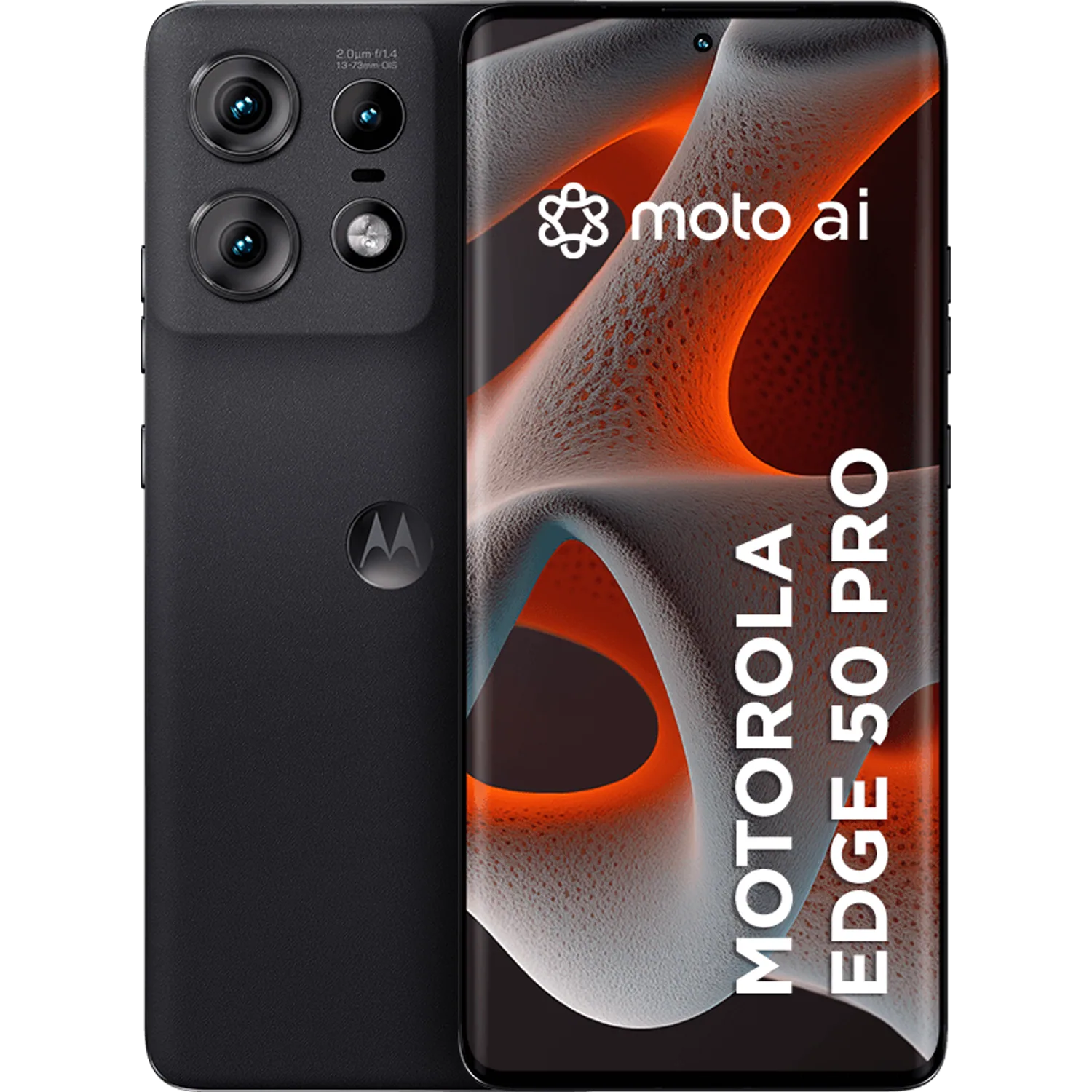 Motorola Edge 50 Pro: frente e traseira