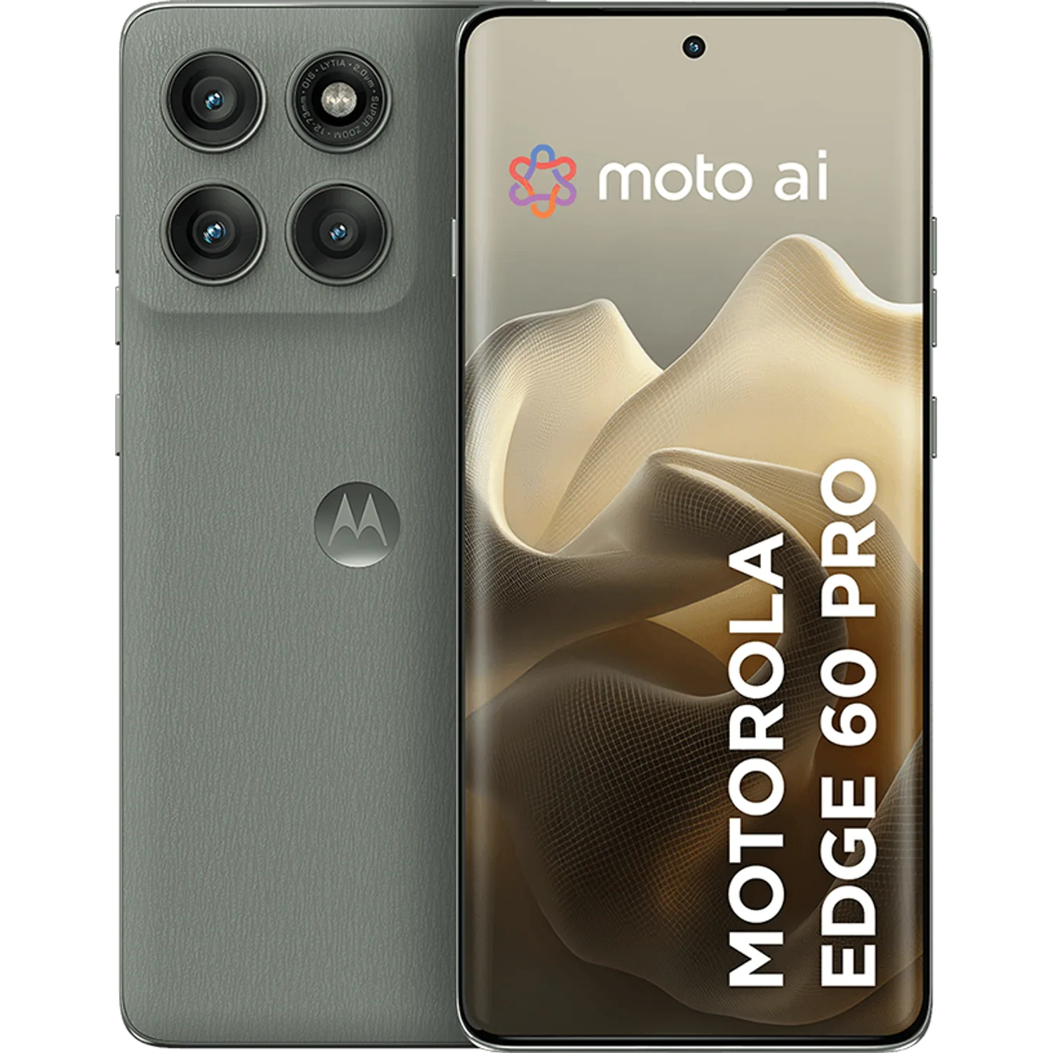 Motorola Edge 60 Pro: frente e traseira