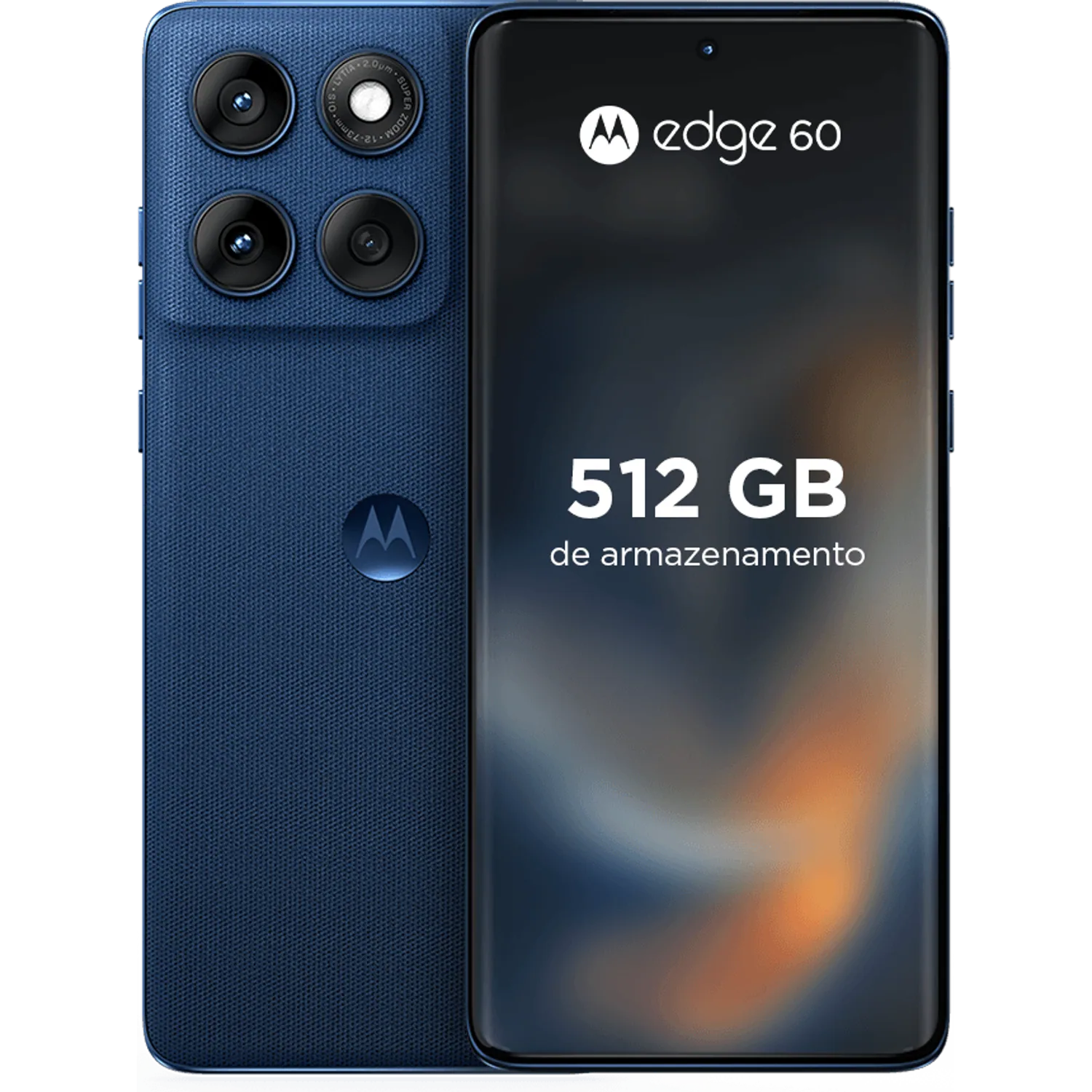 Motorola Edge 60 5G: frente e traseira