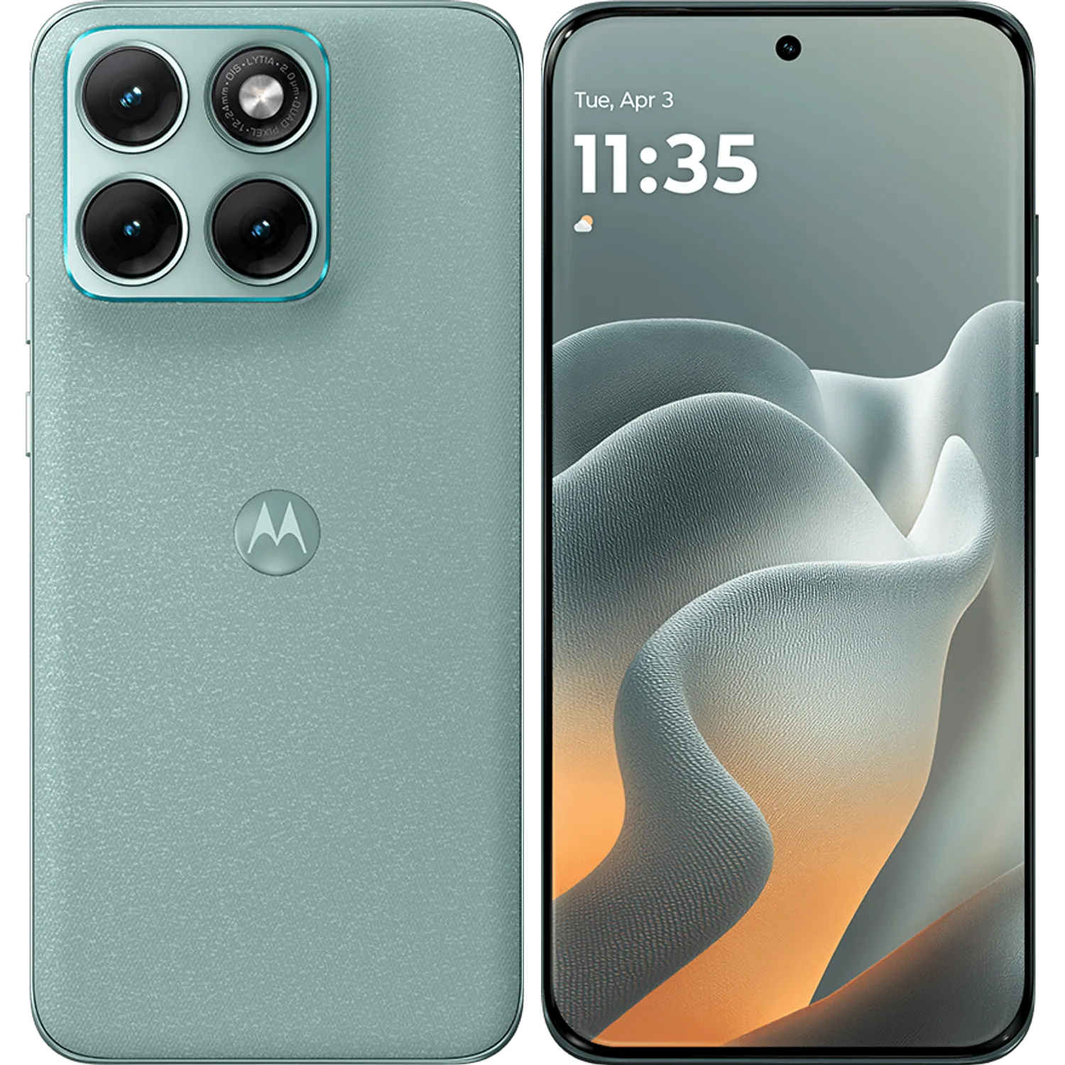 Motorola Edge 70 Fusion Plus: frente e traseira