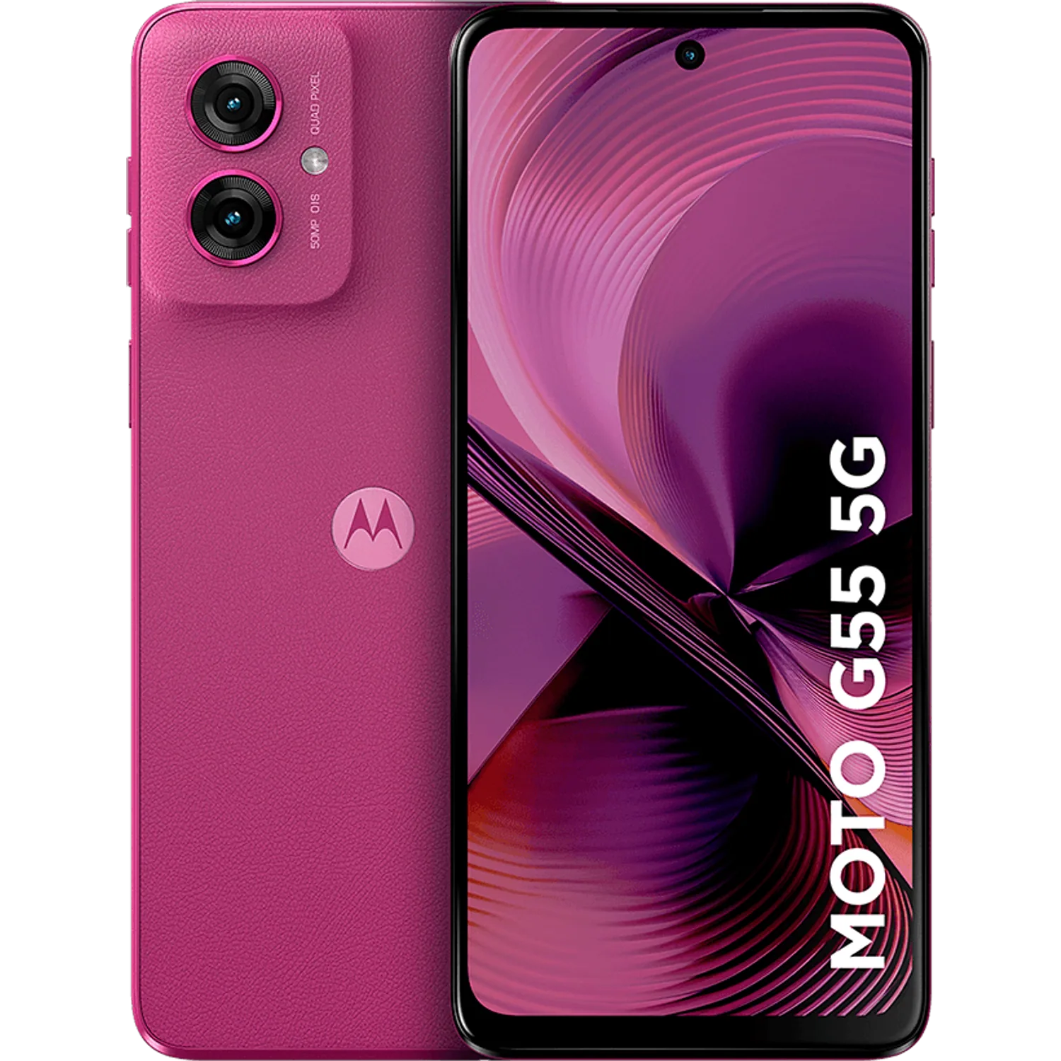 Motorola Moto G55: frente e traseira