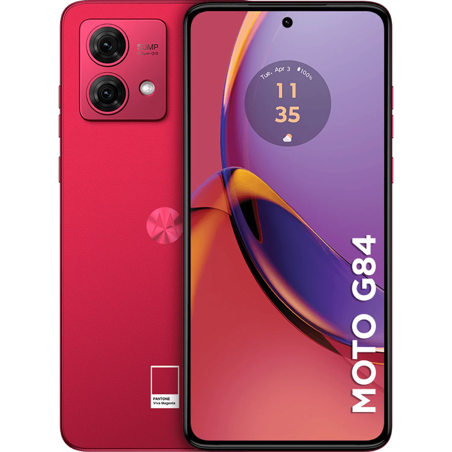 Motorola Moto G84 5G: frente e traseira