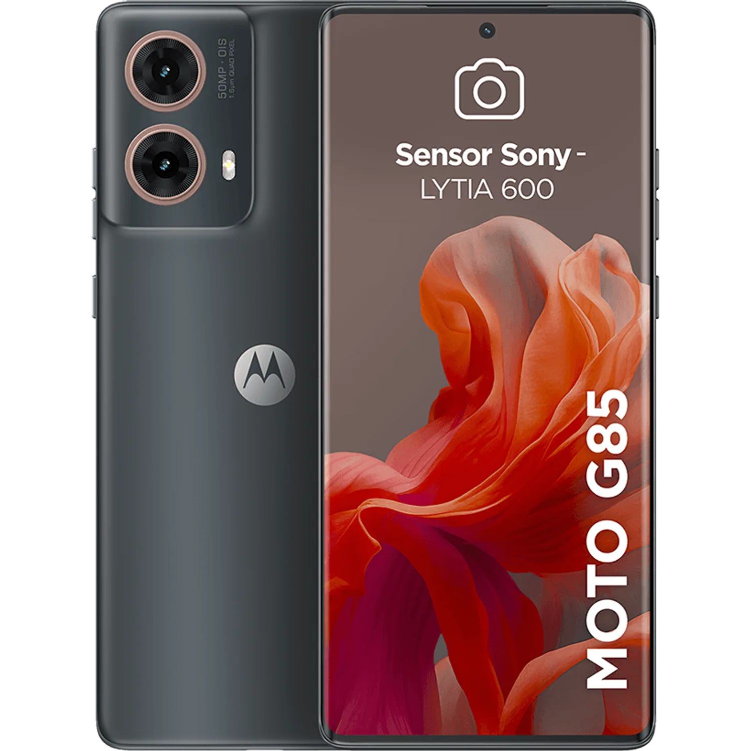 Motorola Moto G85: frente e traseira