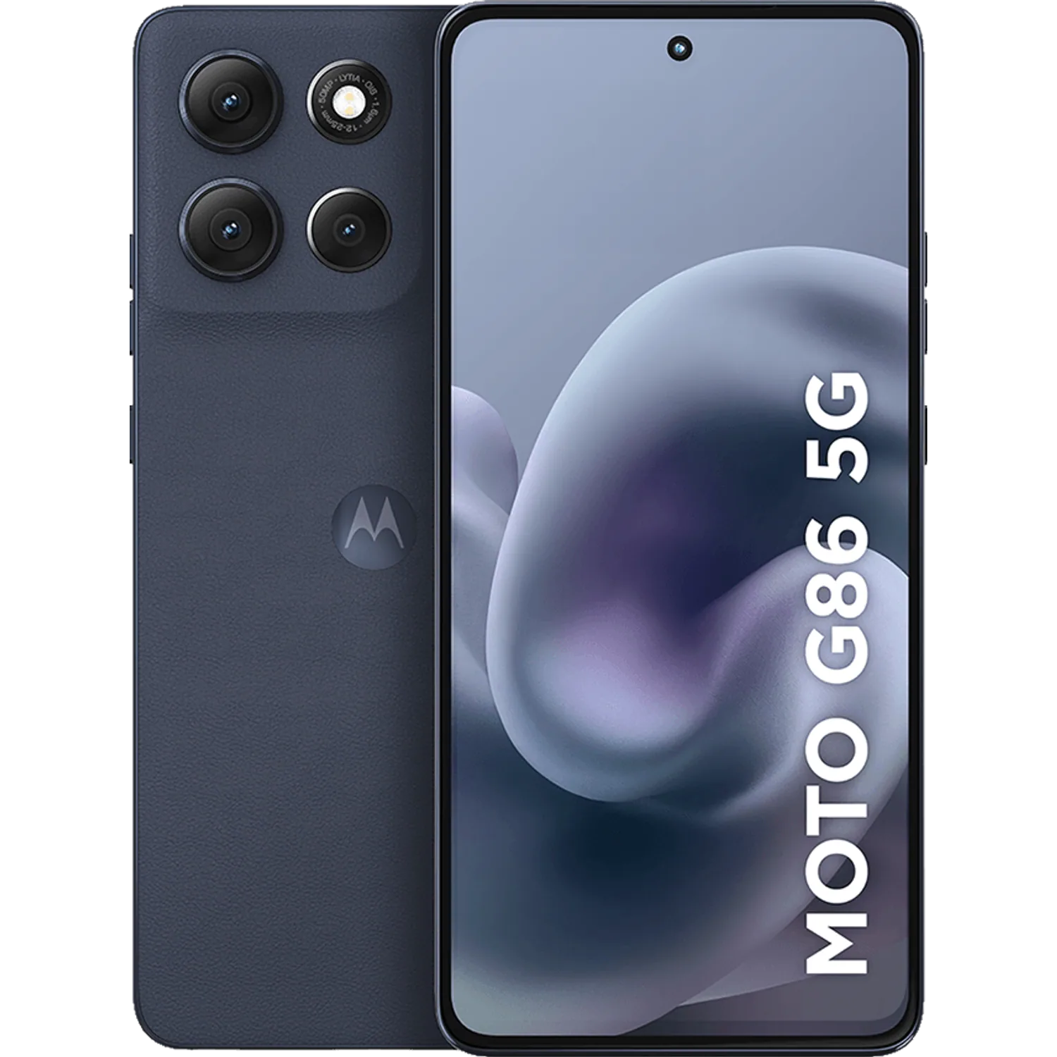 Motorola Moto G86: frente e traseira