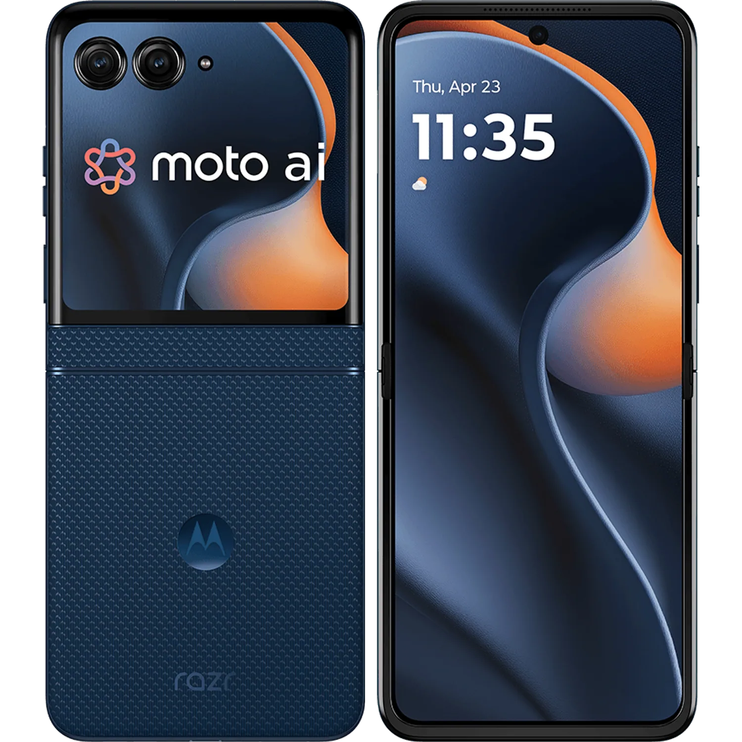 Motorola Razr 60: frente e traseira