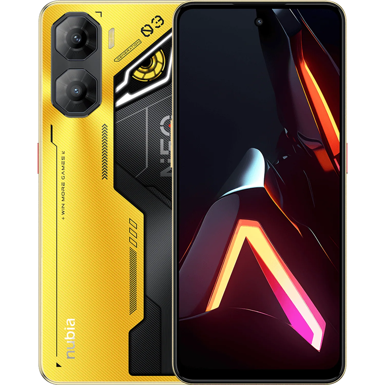 nubia Neo 3: frente e traseira