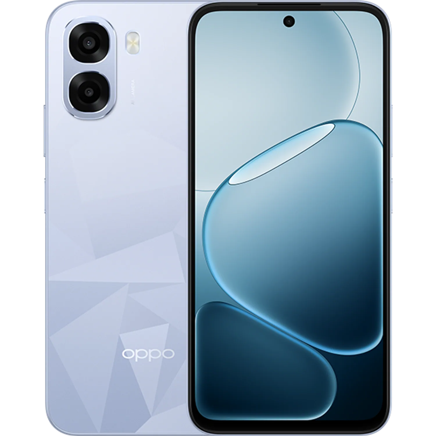 OPPO A6t 5G: frente e traseira