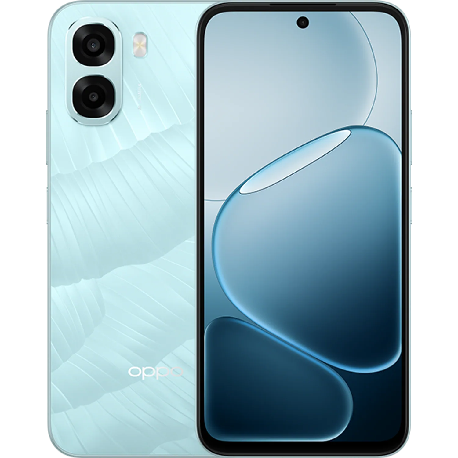OPPO A6x: frente e traseira