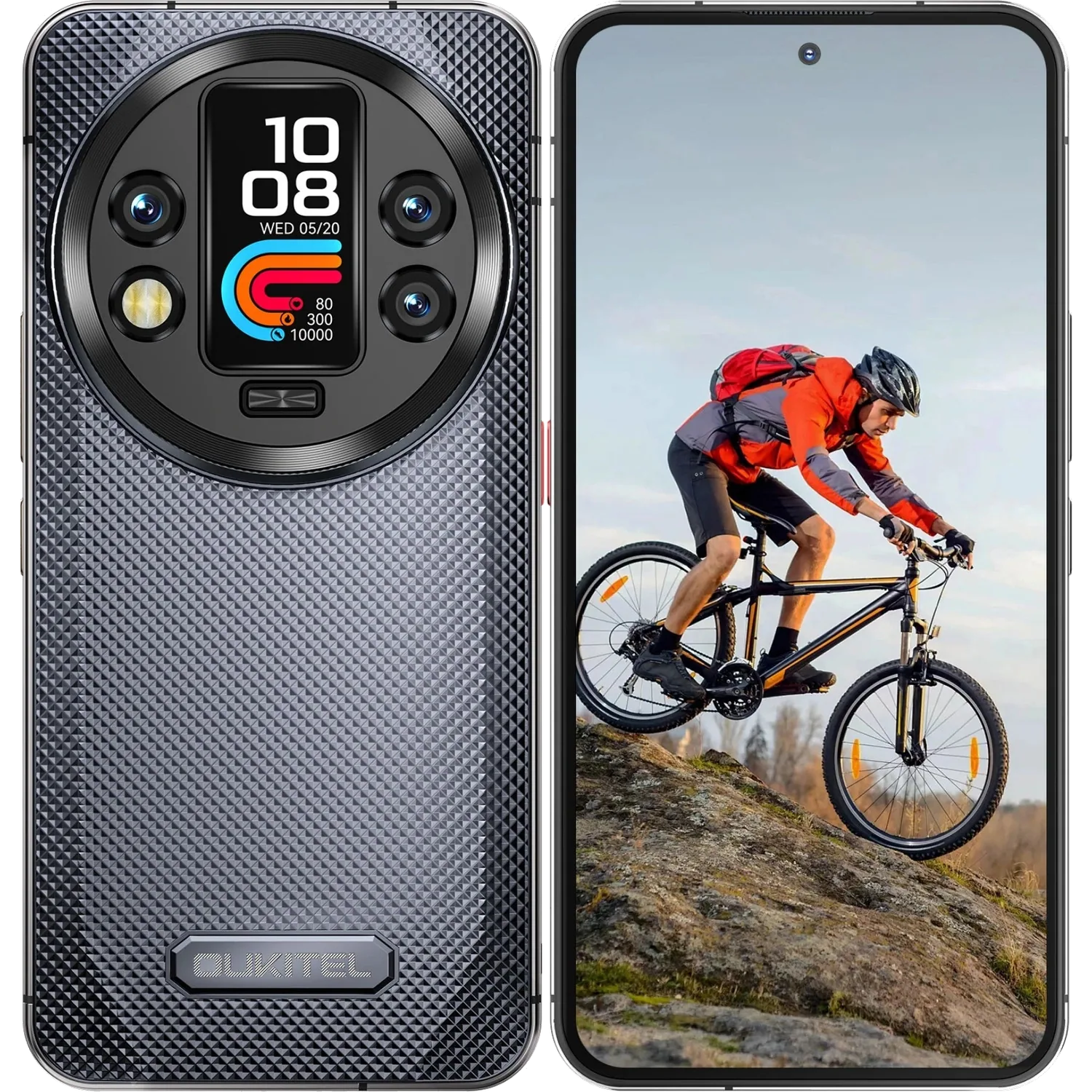 OUKITEL WP200 Pro: frente e traseira