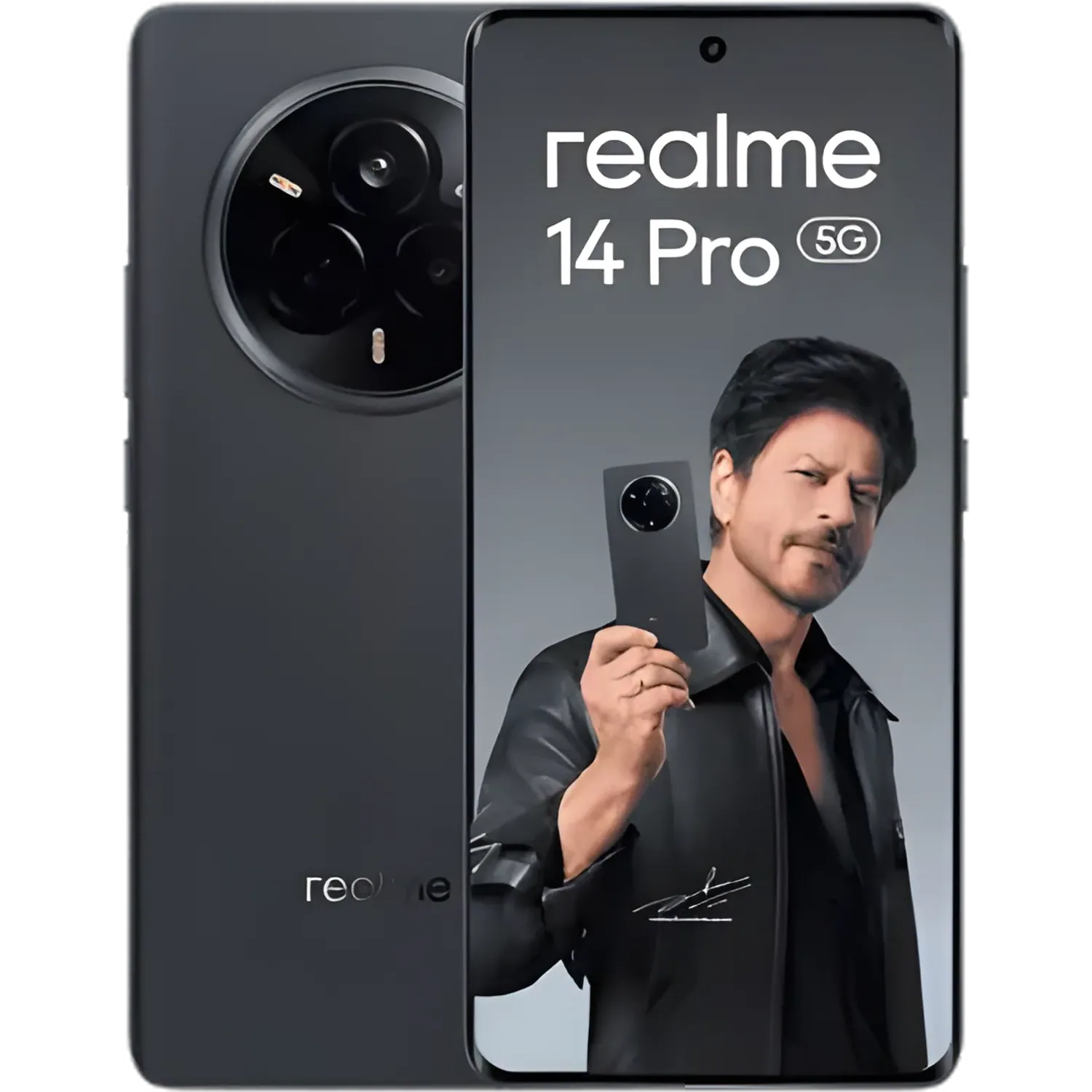 Realme 14 Pro: frente e traseira