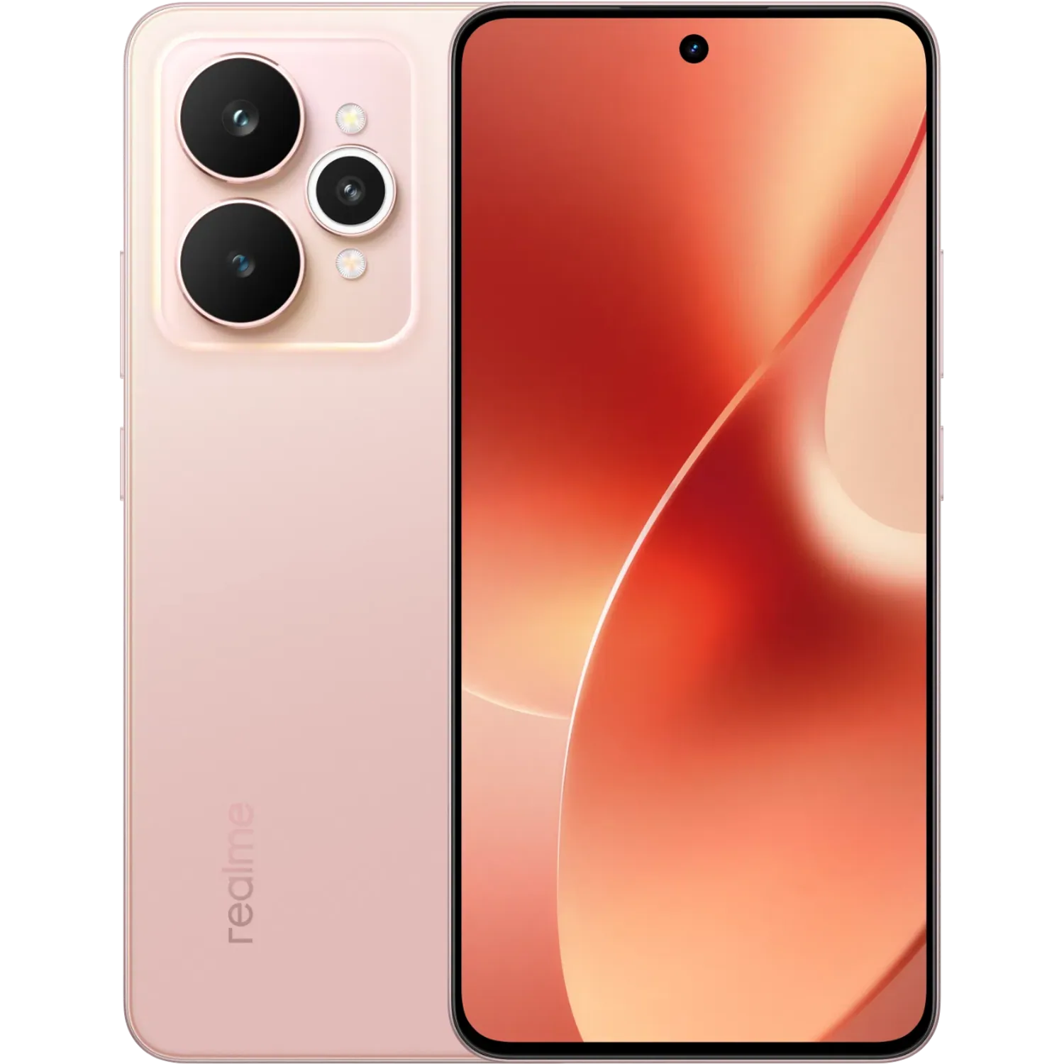 Realme 15 5G: frente e traseira