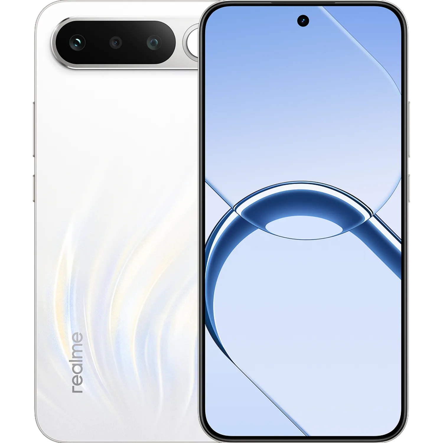 Realme 16 5G: frente e traseira