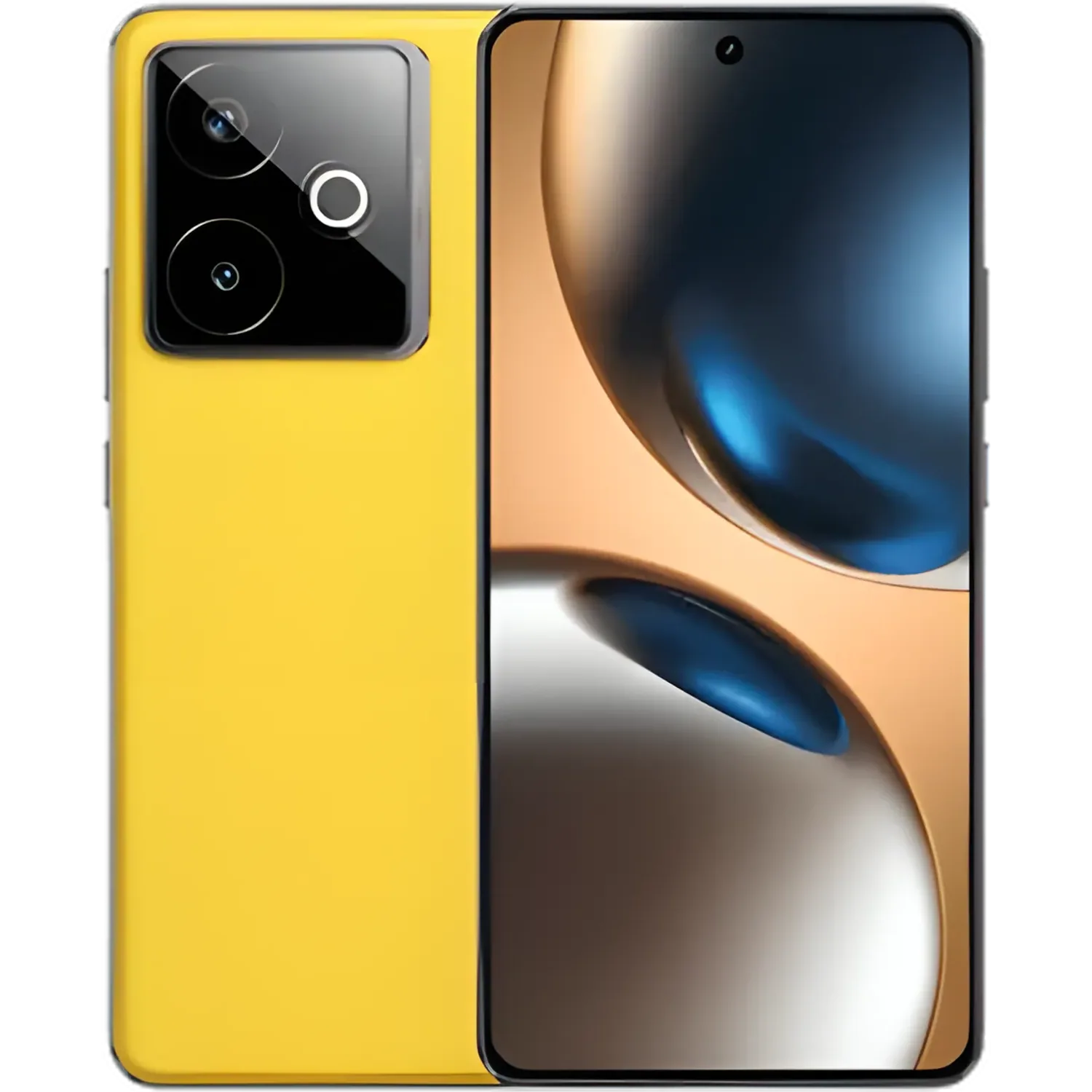 Realme GT 7T: frente e traseira