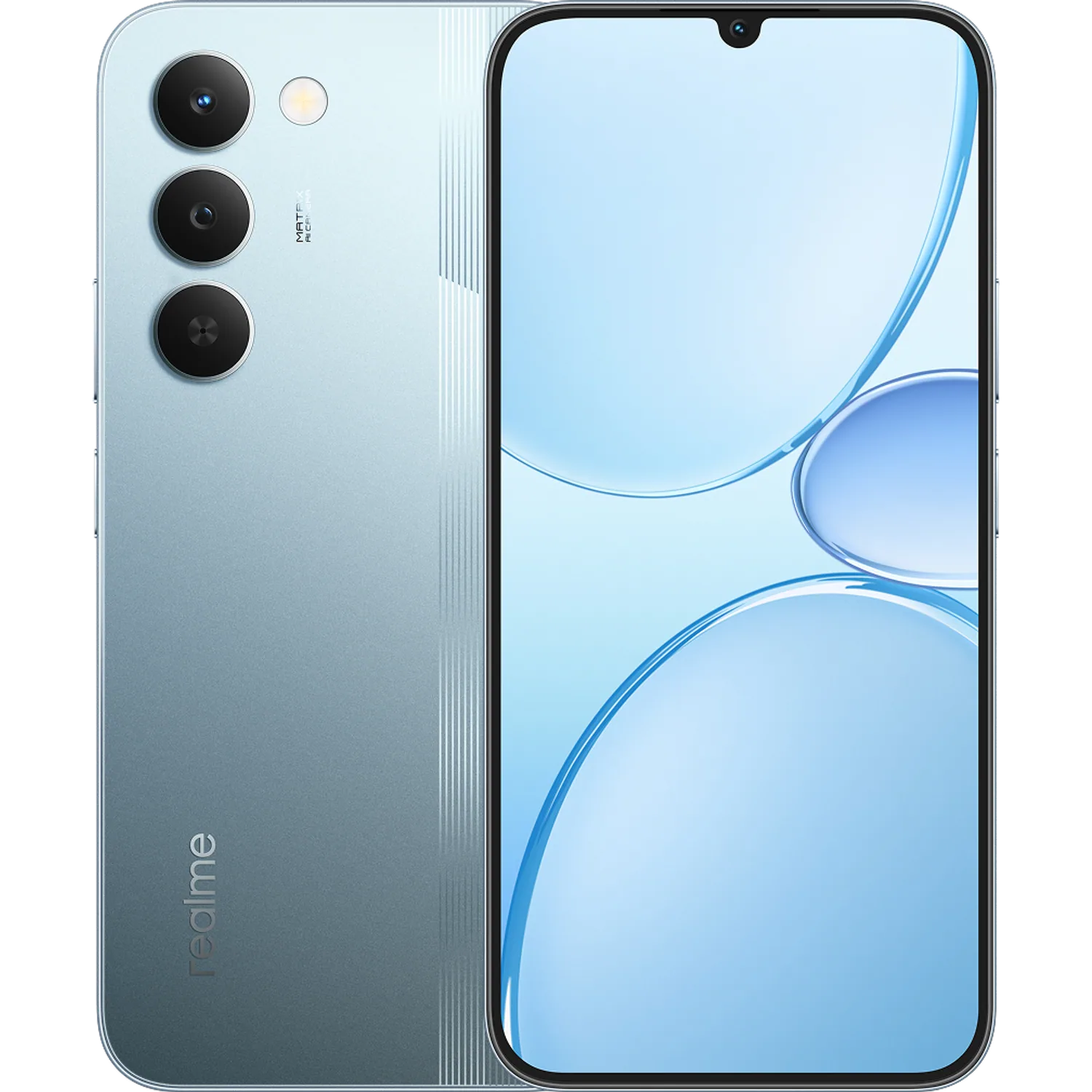 Realme NARZO 100 Lite 5G: frente e traseira