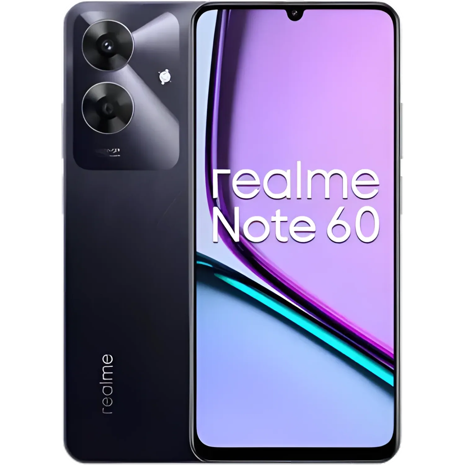 Realme Note 60: frente e traseira