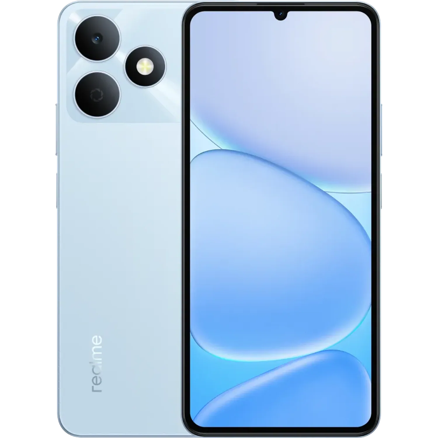 Realme Note 80: frente e traseira