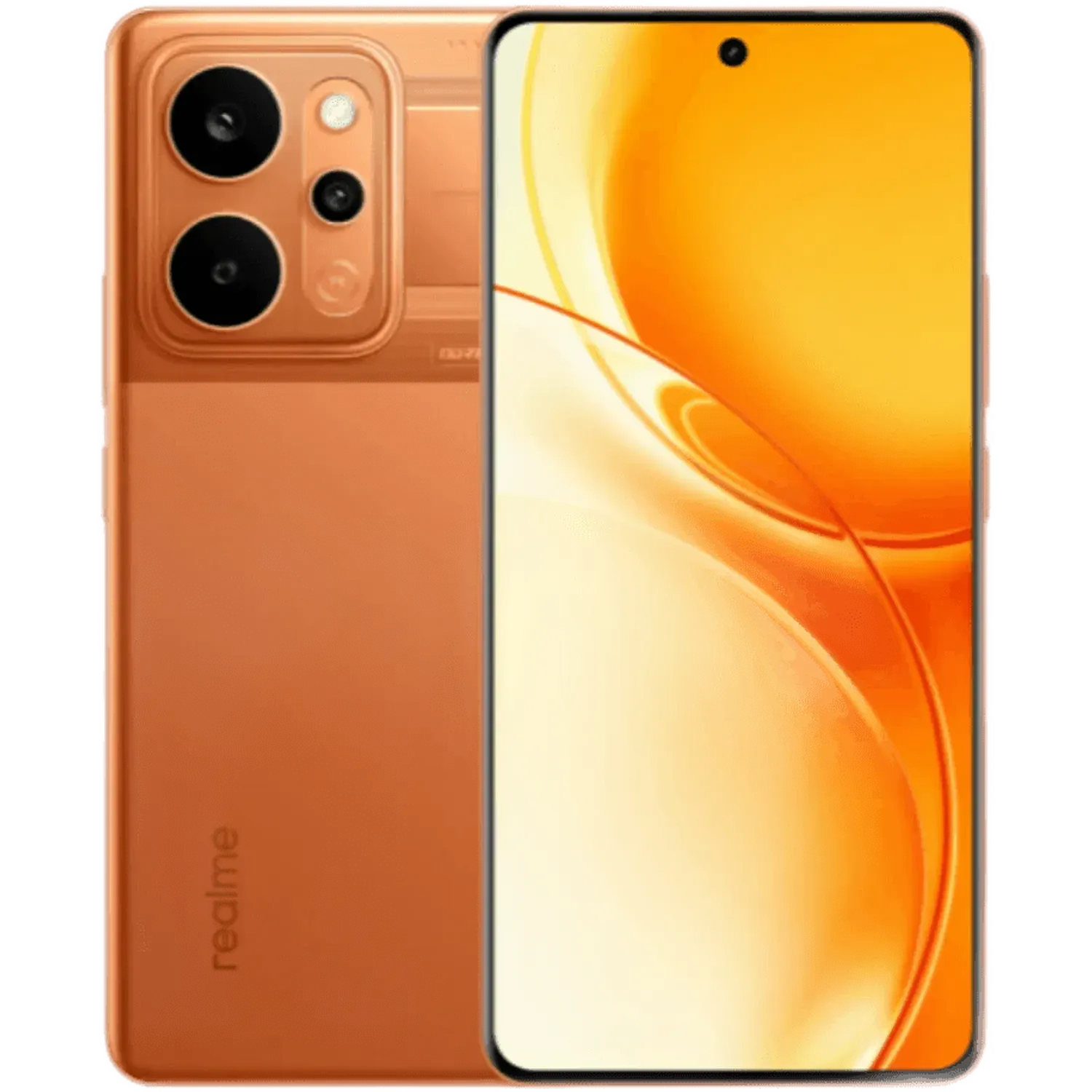 Realme P4 Power 5G: frente e traseira