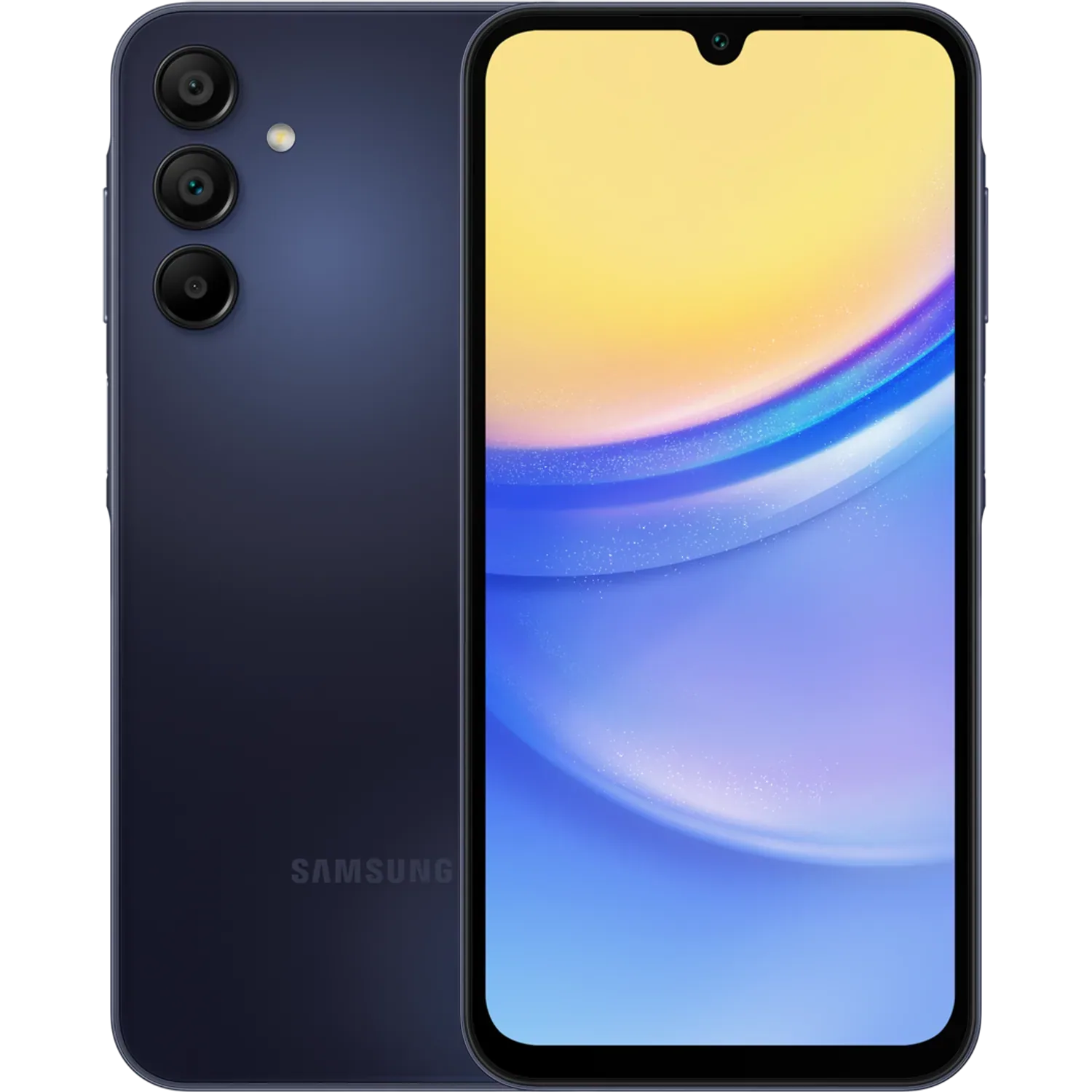 Samsung Galaxy A15 5G: frente e traseira