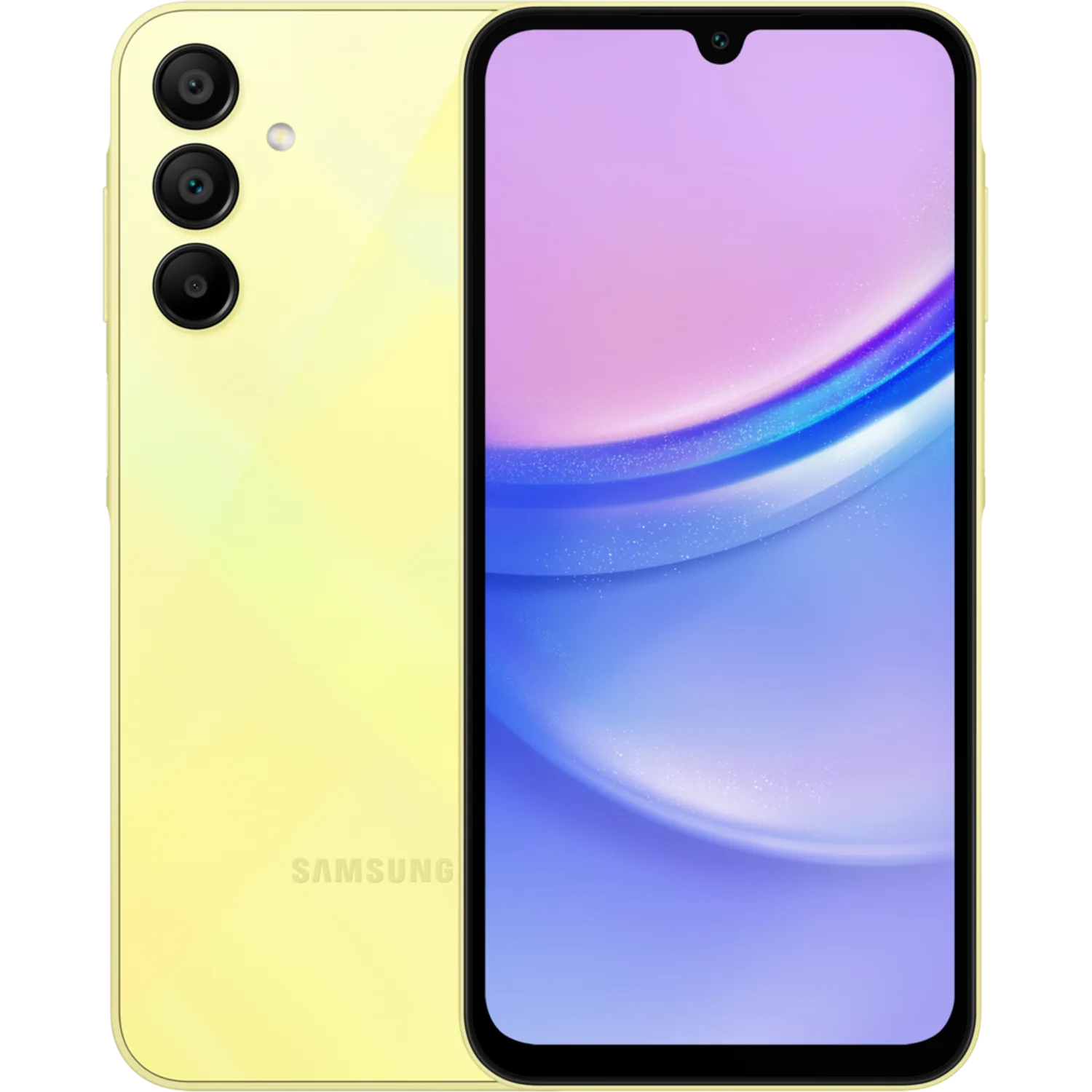 Samsung Galaxy A15: frente e traseira