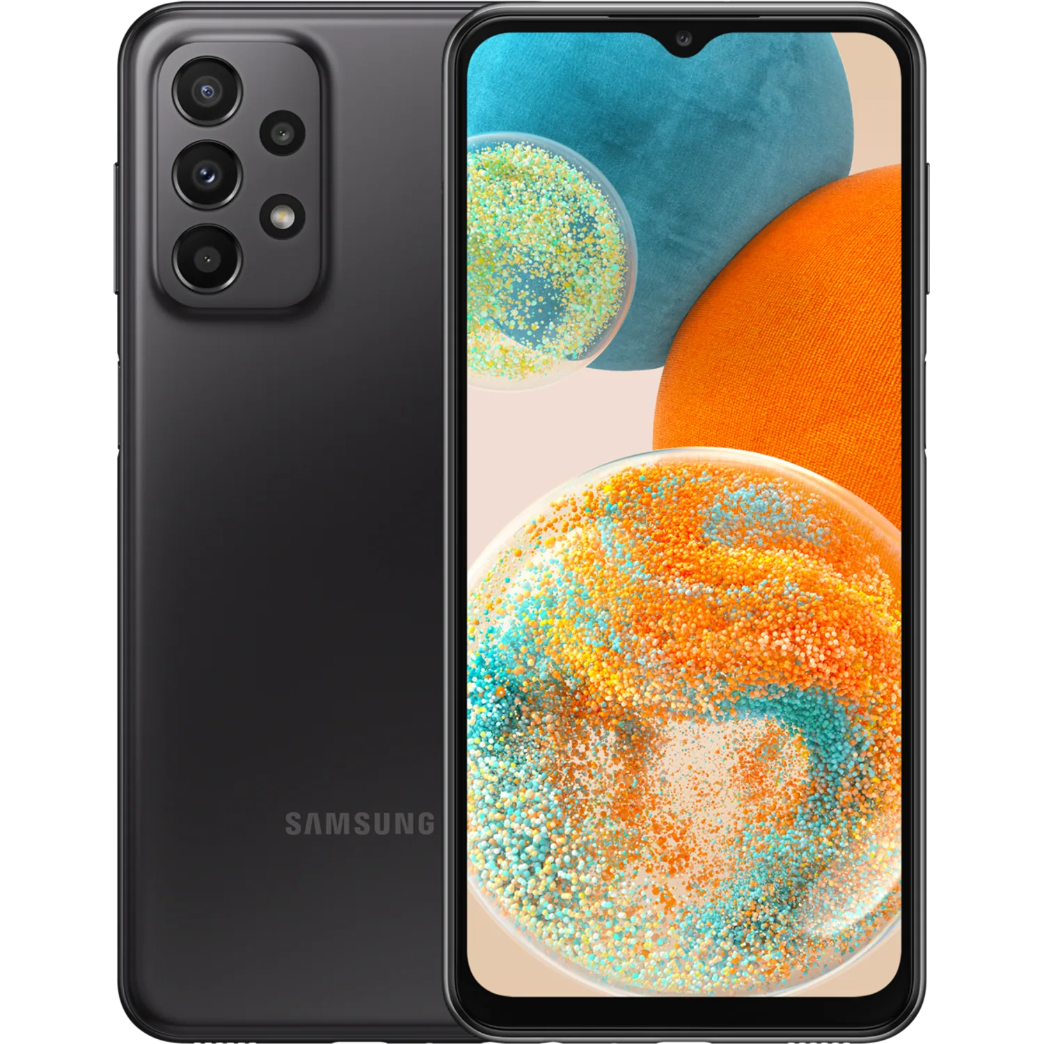 Samsung Galaxy A23 5G: frente e traseira