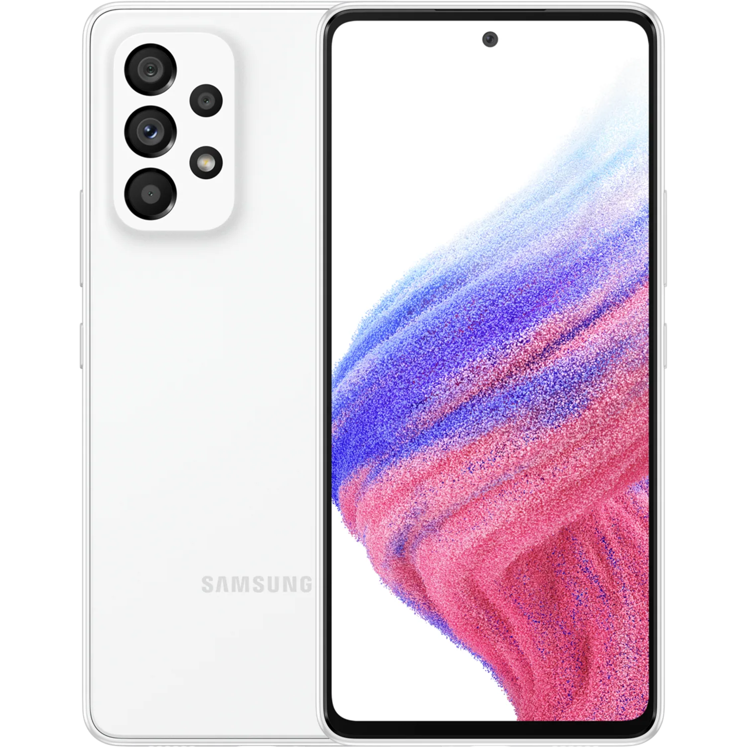Samsung Galaxy A53 5G: frente e traseira