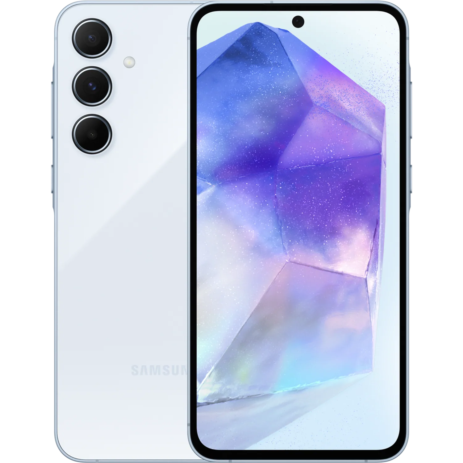 Samsung Galaxy A55 5G: frente e traseira