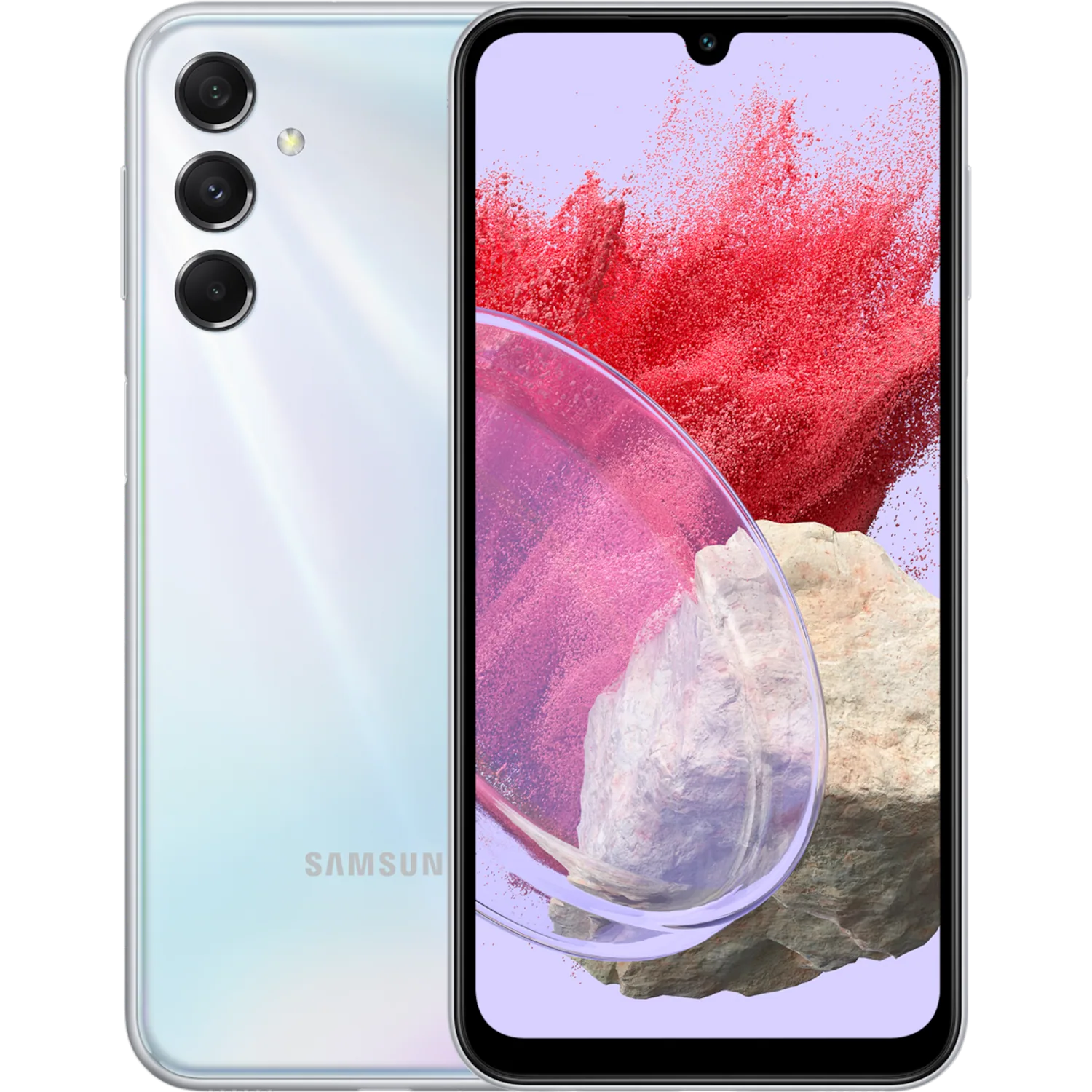 Samsung Galaxy M34 5G: frente e traseira