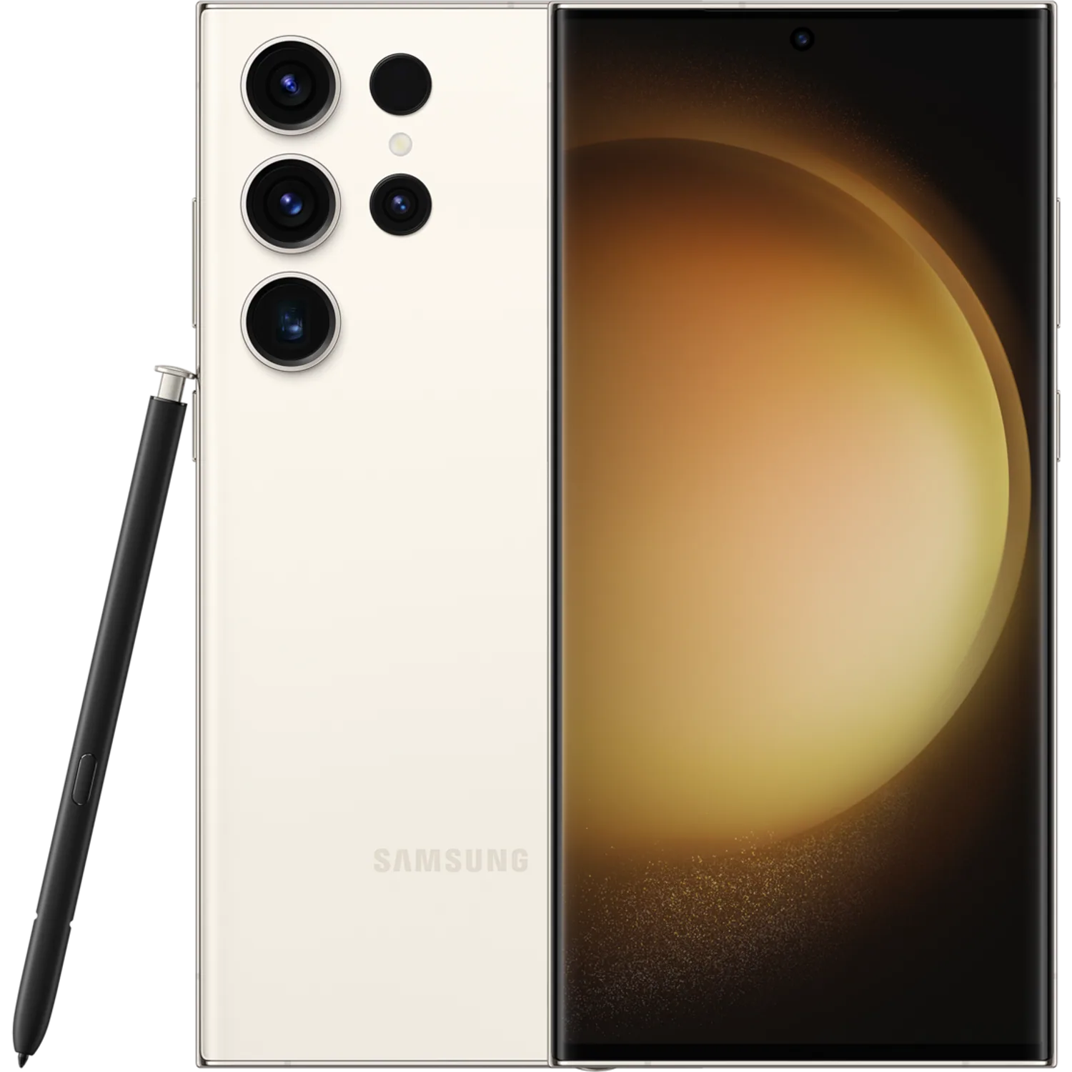Samsung Galaxy S23 Ultra: frente e traseira
