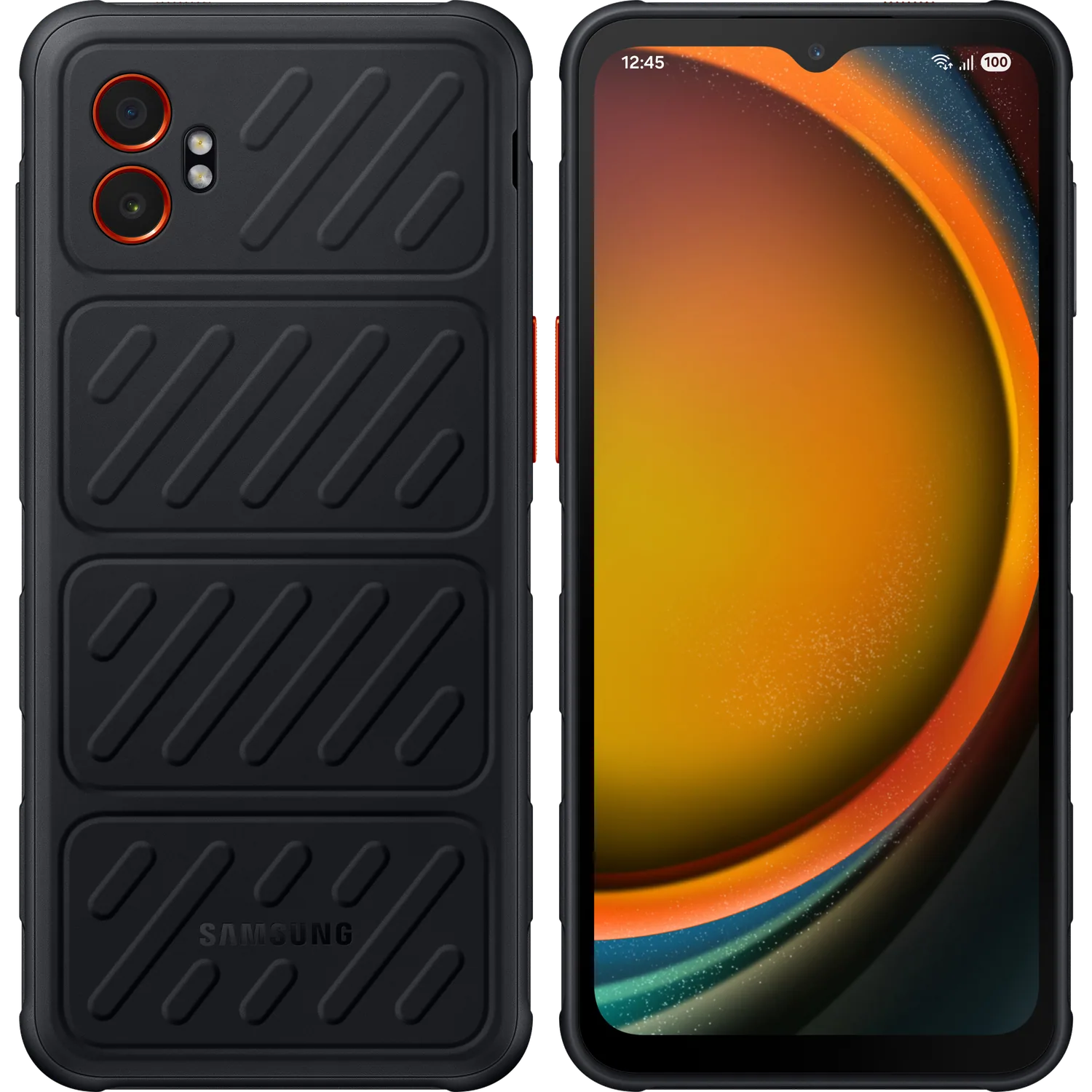 Samsung Galaxy XCover7 Pro: frente e traseira