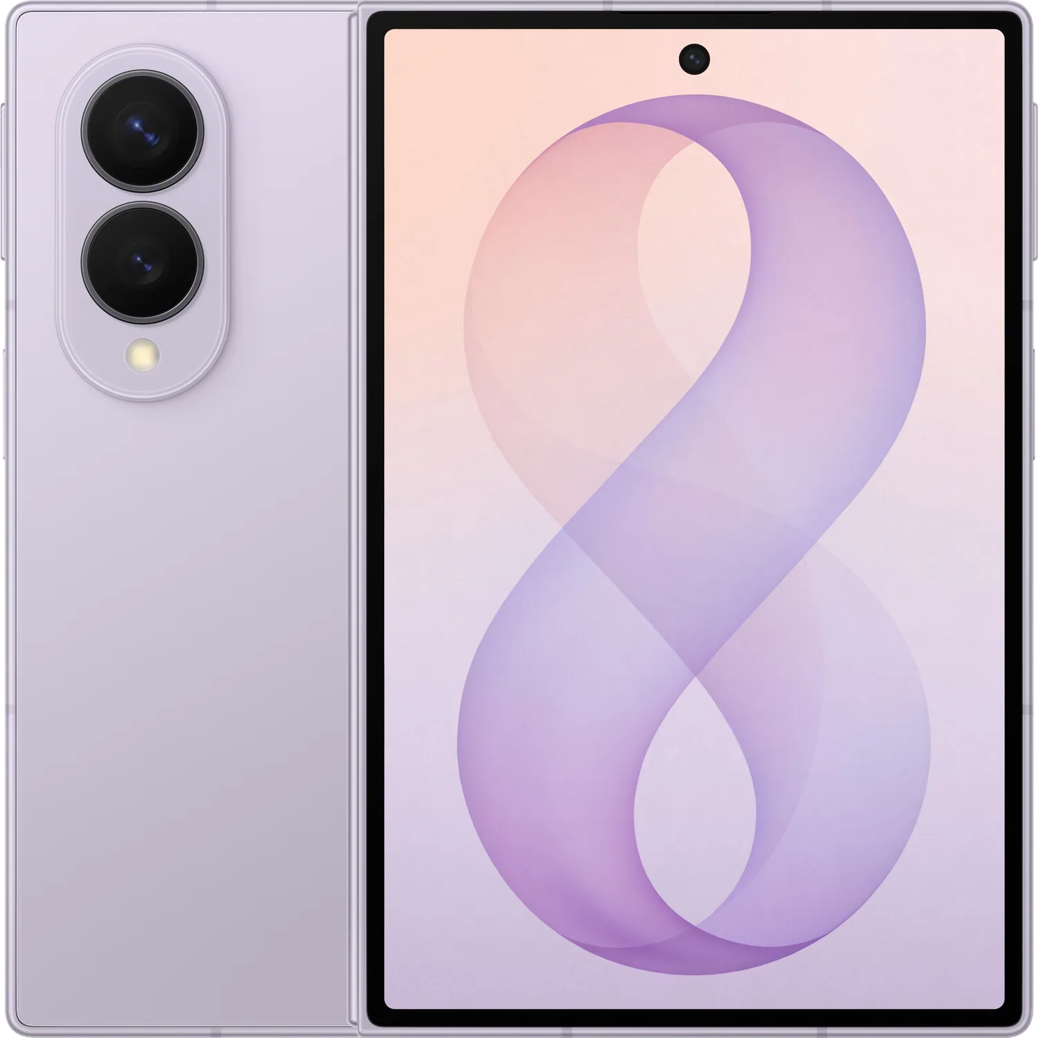 Samsung Galaxy Z Fold8: frente e traseira