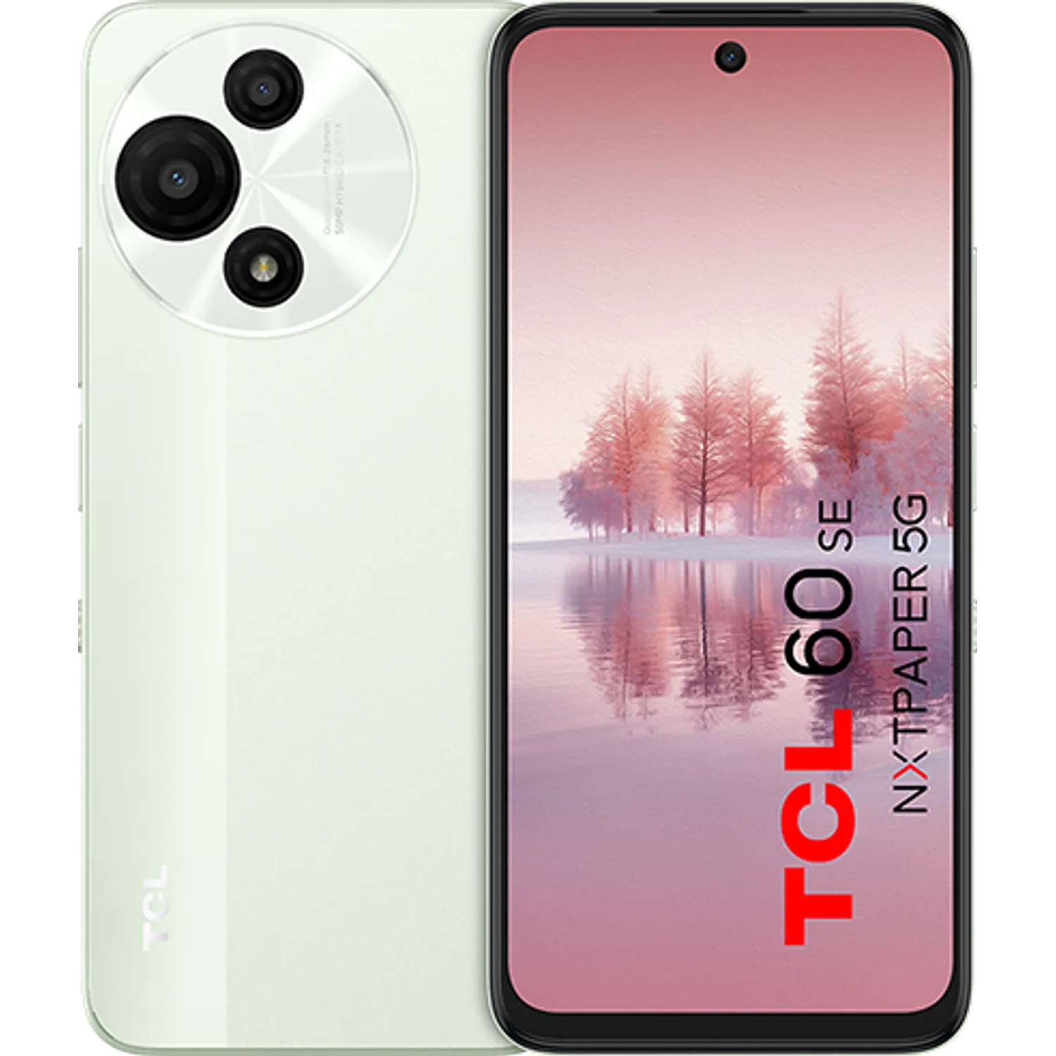TCL 60 SE NXTPAPER 5G: frente e traseira