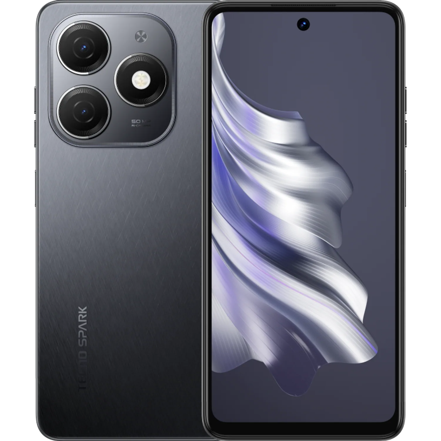 Tecno Spark 20: frente e traseira