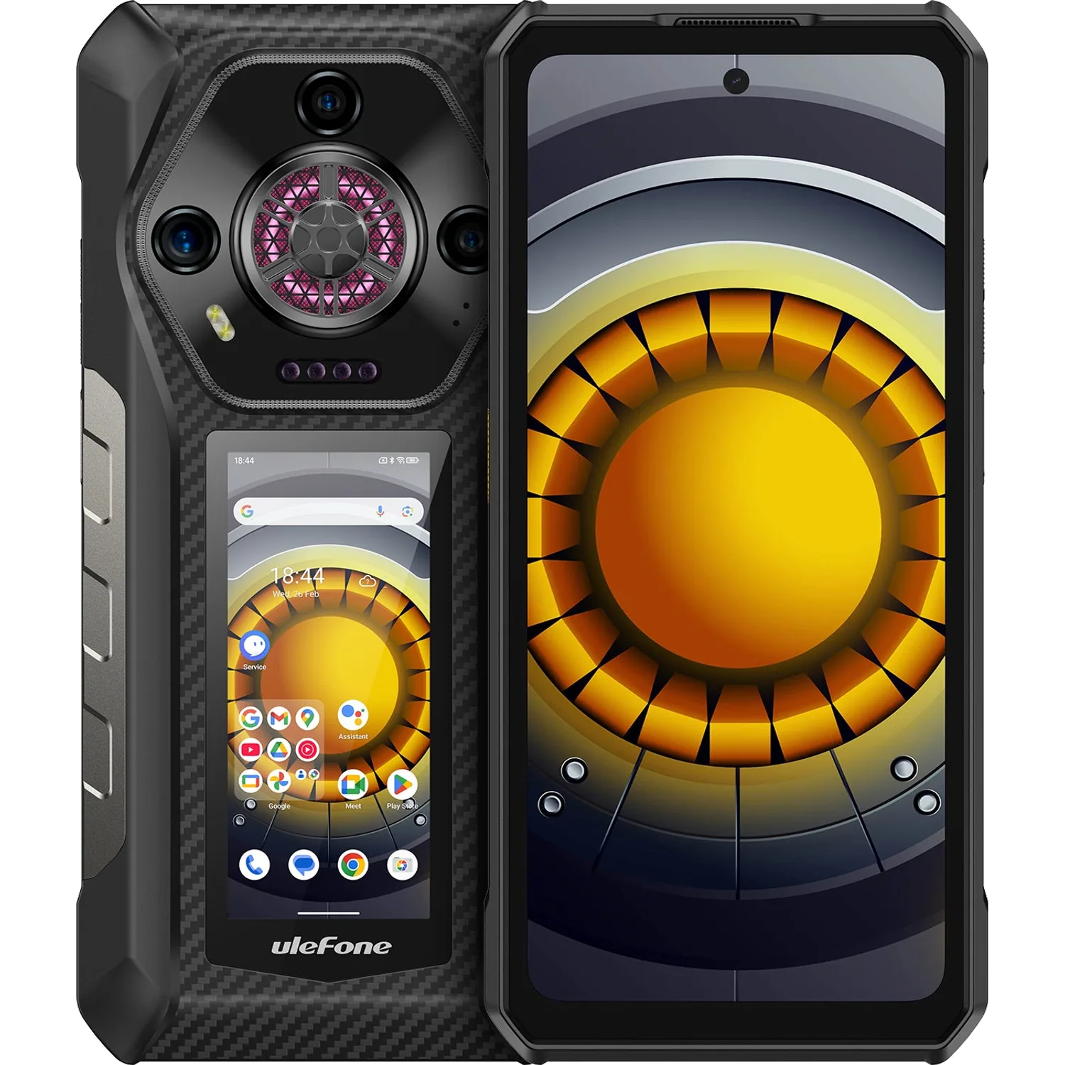Ulefone Armor 30 Pro: frente e traseira
