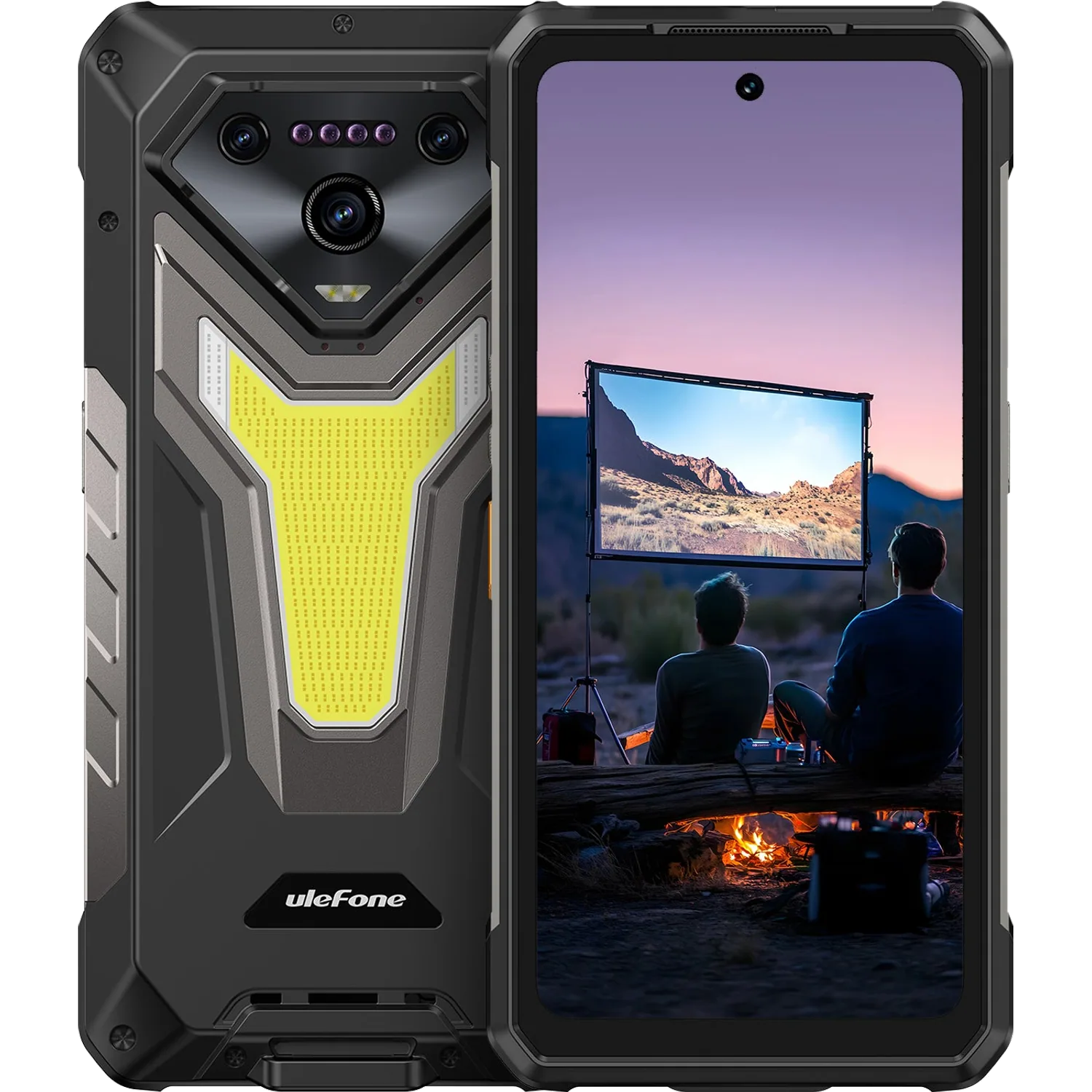 Ulefone Armor 34 Pro: frente e traseira